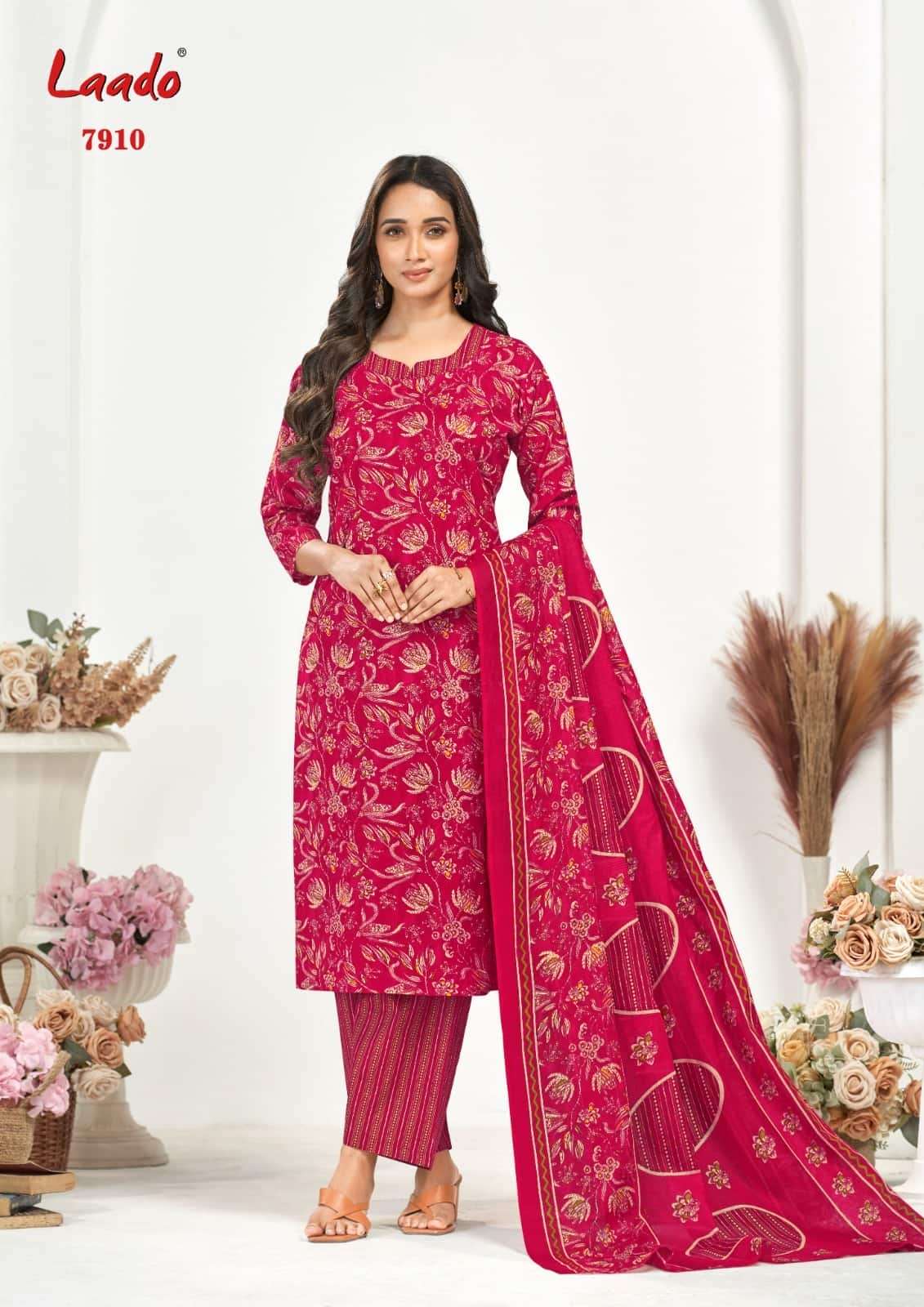Laado Vol 79 Pure Cotton Dress Material view 12