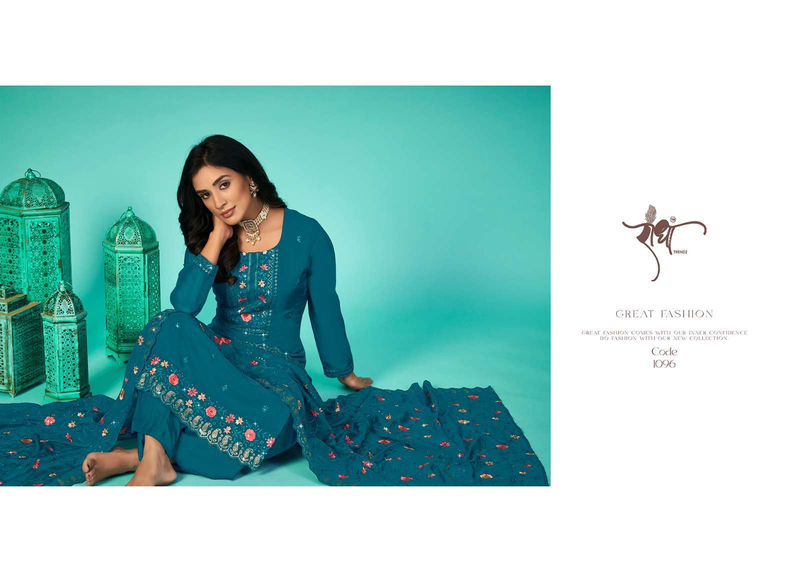 Radha Trends Bandhan Festive Collection Straight Designs Suit view 8