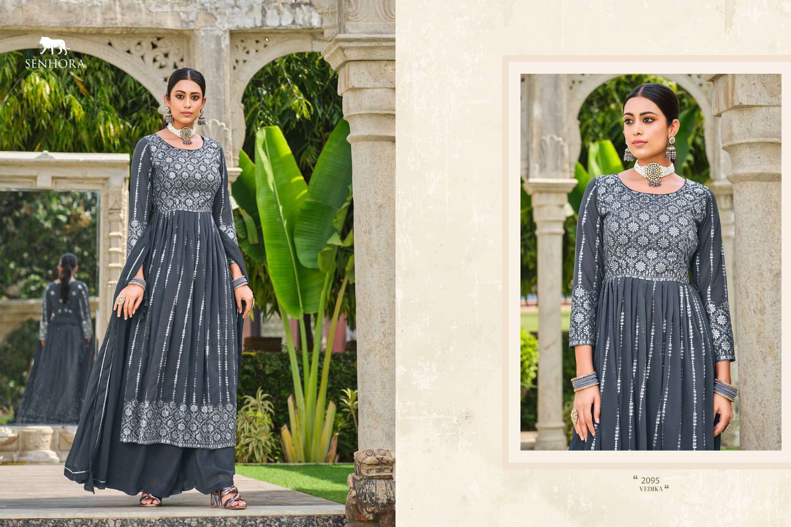 Senhora Vedika Readymade Festive Collection Designer Nyara Style Suit view 8
