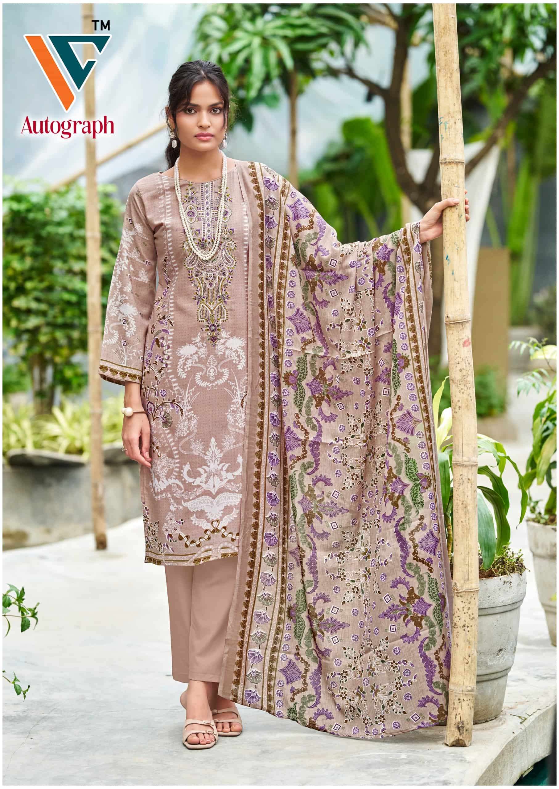 Vandana Fashion Autograph Cotton Dress Material view 6