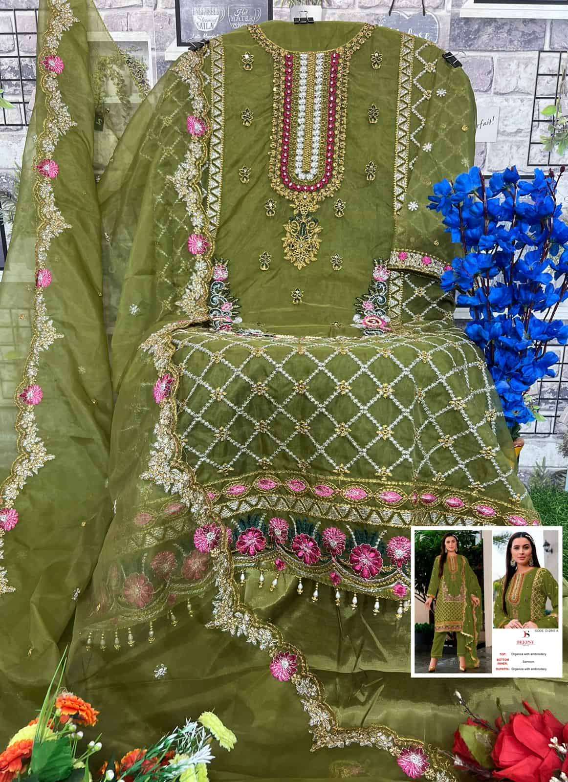 Deepsy D 2043 Colors New Designs Pakistani Festive Wear Salwar Suit Wholesalers view 8