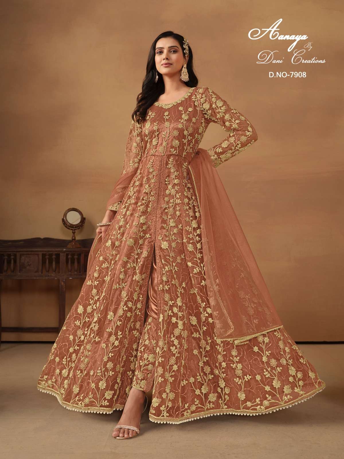 Aanaya Vol 179 7905 To7908 New Colors Wedding Wear Designer Dress Catalog Exporter view 3