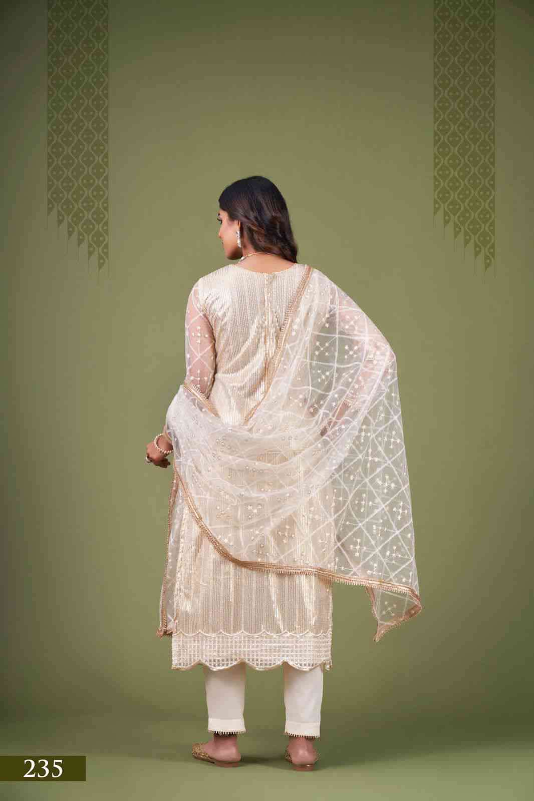 Narayani Zehra Vol 4 Designer Party Wear Straight Suit Catalog Exporter view 11
