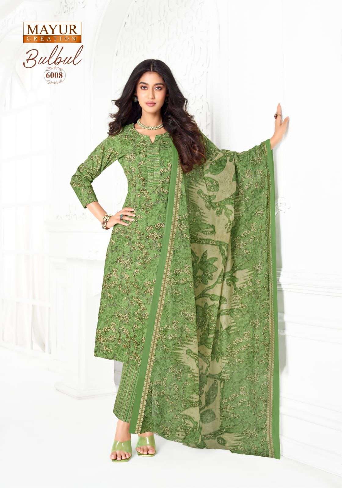 Mayur Bulbul Vol 6 Printed Cotton Dress Material Catalog view 6