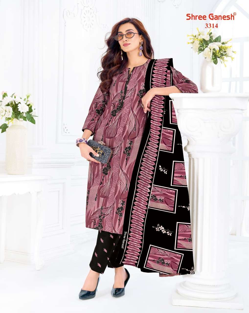 Shree Ganesh Samaiyra Vol 23 Printed Pure Cotton Suit Catalog view 12