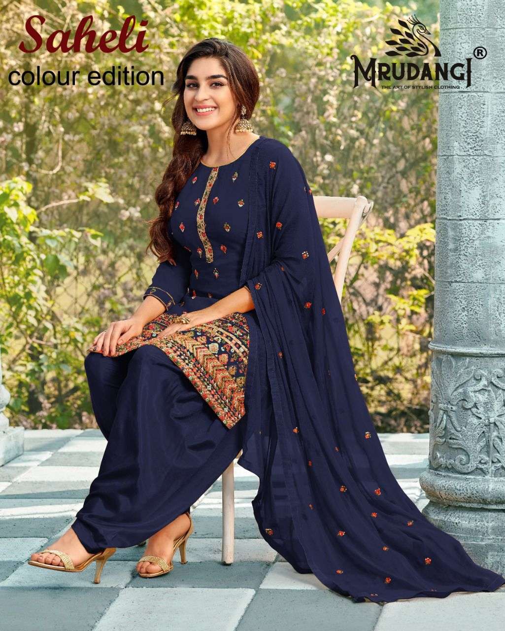 Mrudangi Saheli 2026 Colors Vol 2 Georgette Patiala Design Suit