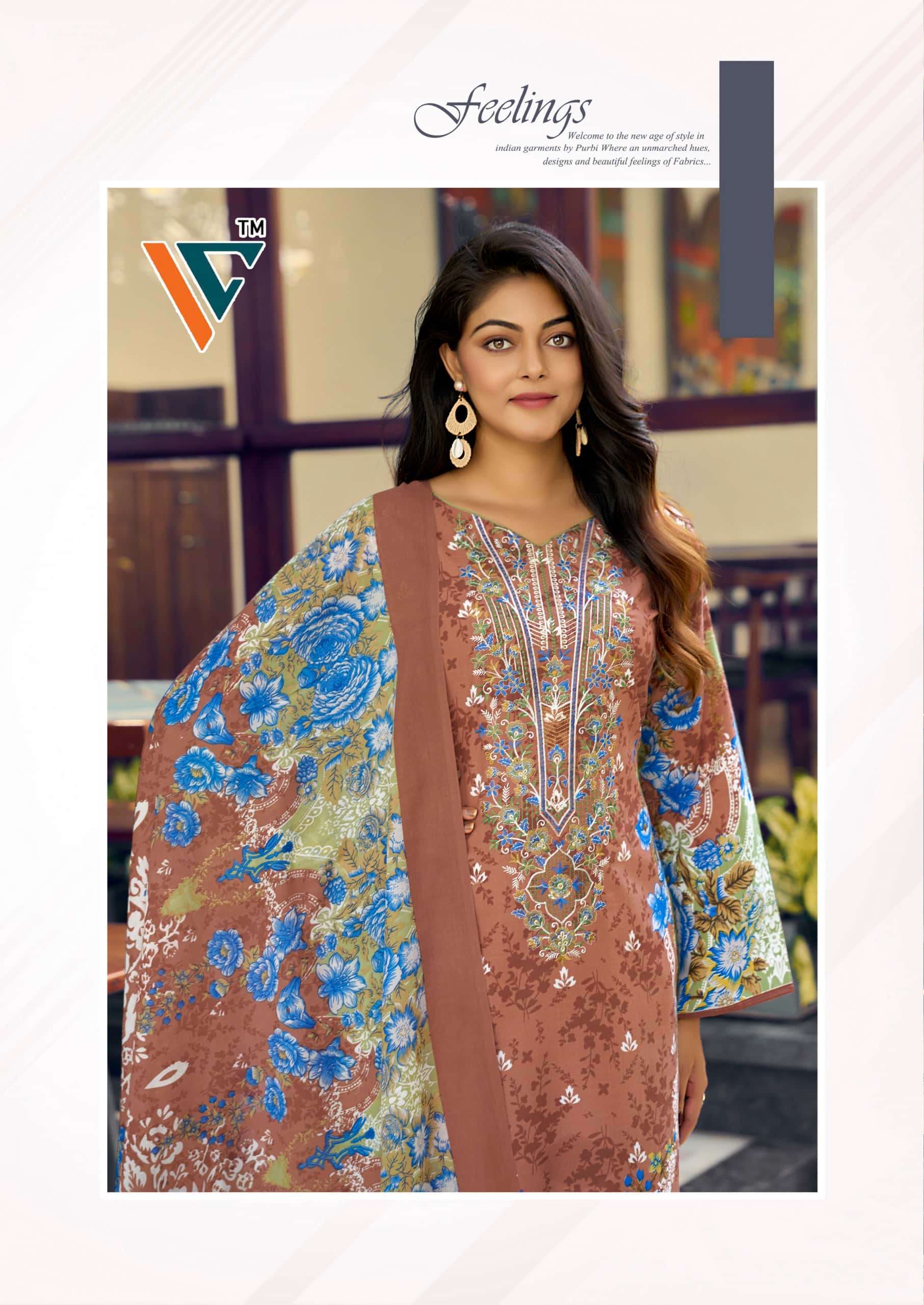 Vandana Fashion Madhubala Vol 2 Exclusive Karachi Cotton Suit view 16