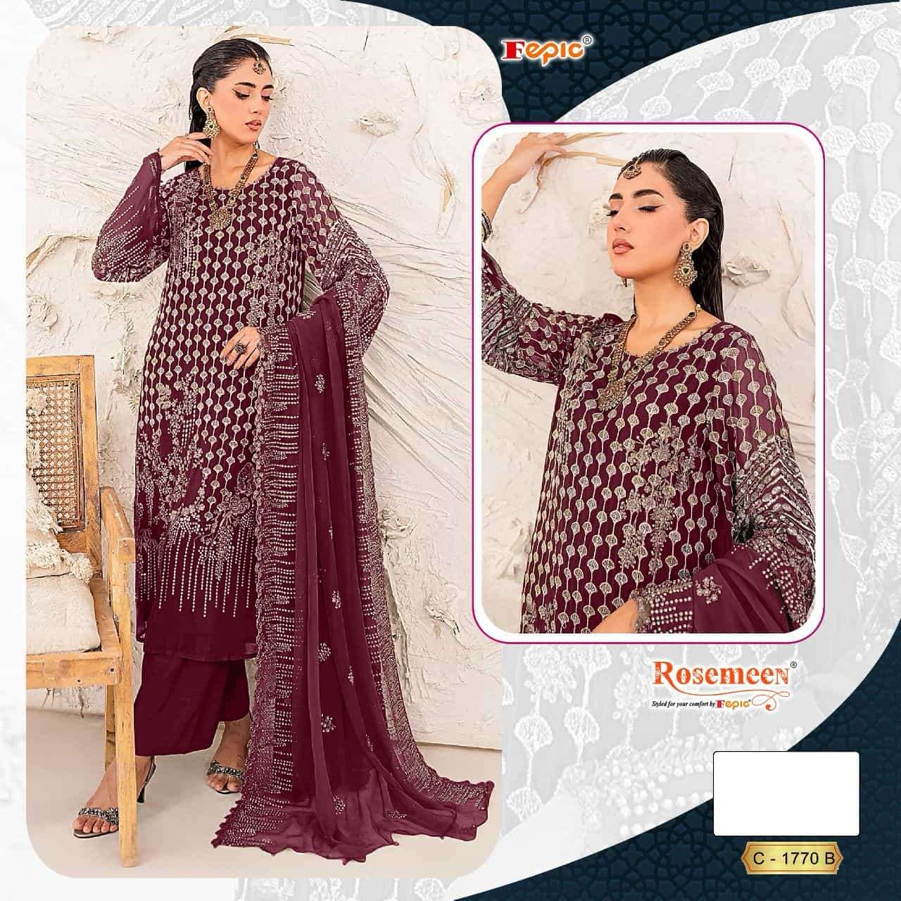 Fepic Rosemeen C-1770B Designer Dress