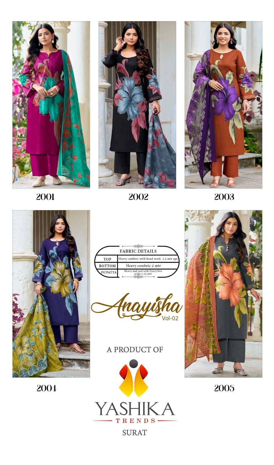 Yashika Anayisha Vol 2 Summer Wear Ladies Dress view 6
