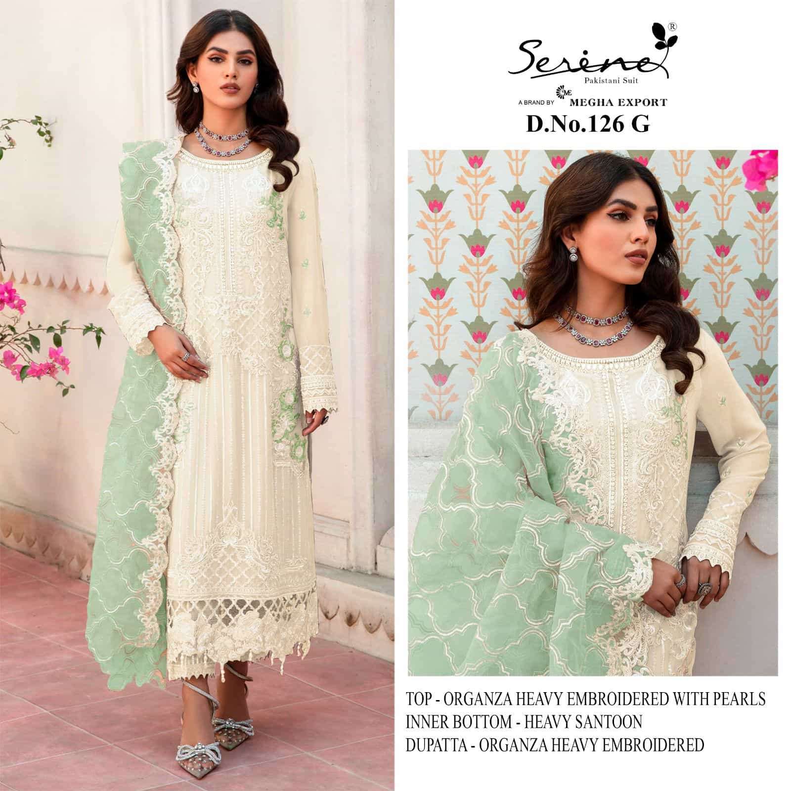 Megha Export S 126 Colors Pakistani Fancy Designer Style Party Wear Collection view 2