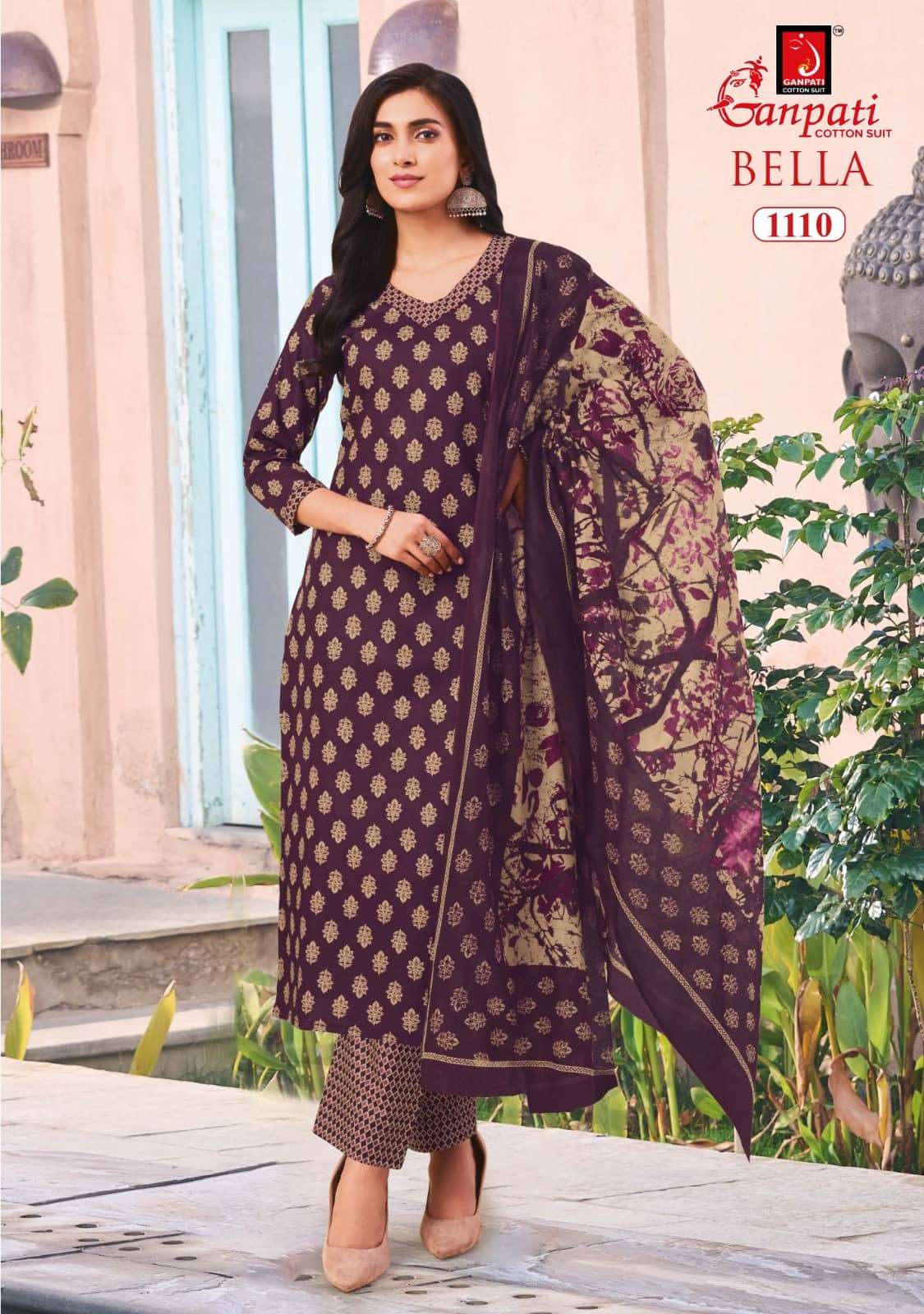 Ganpati Bella Vol 11 Premium Cotton Ladies Dress Exporters view 11