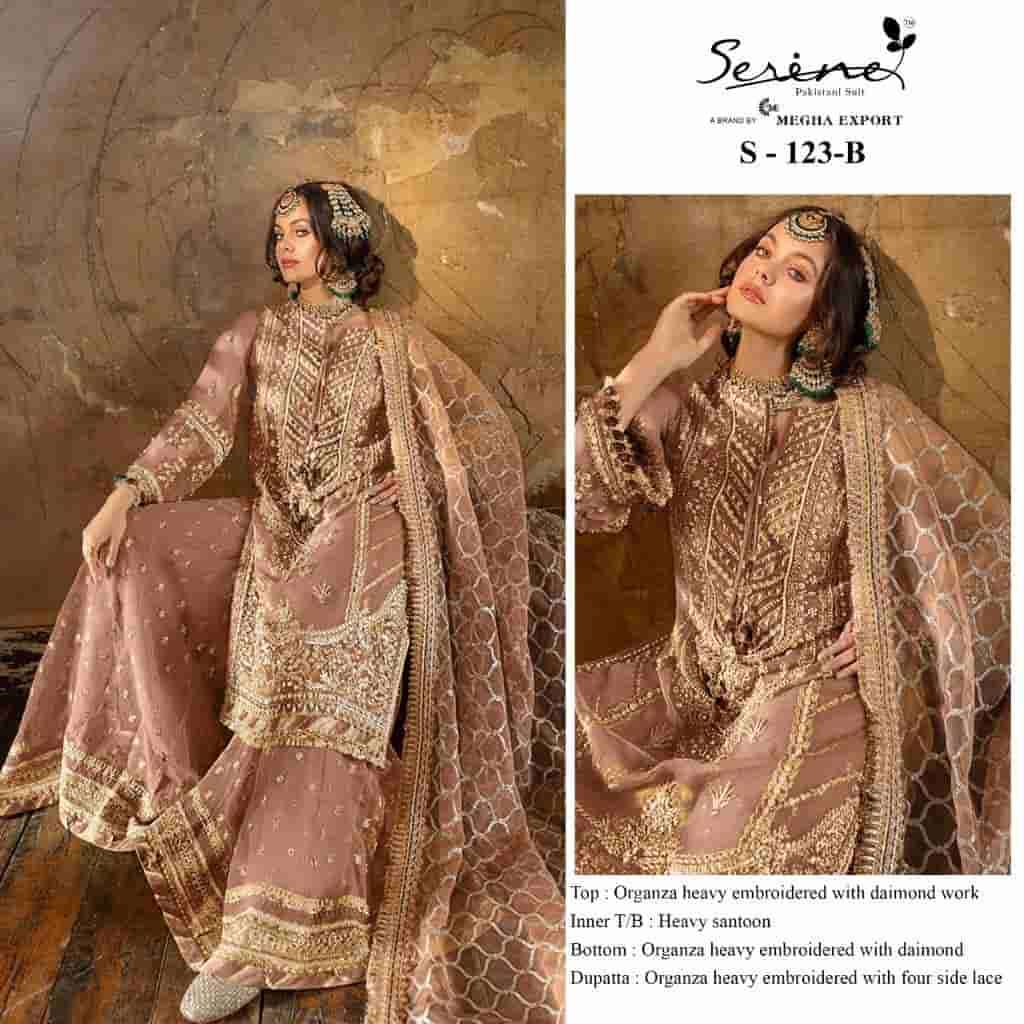 Megha Export S 123 Colors Pakistani Heavy Designer Style Wedding Wear Suit Exporters view 3
