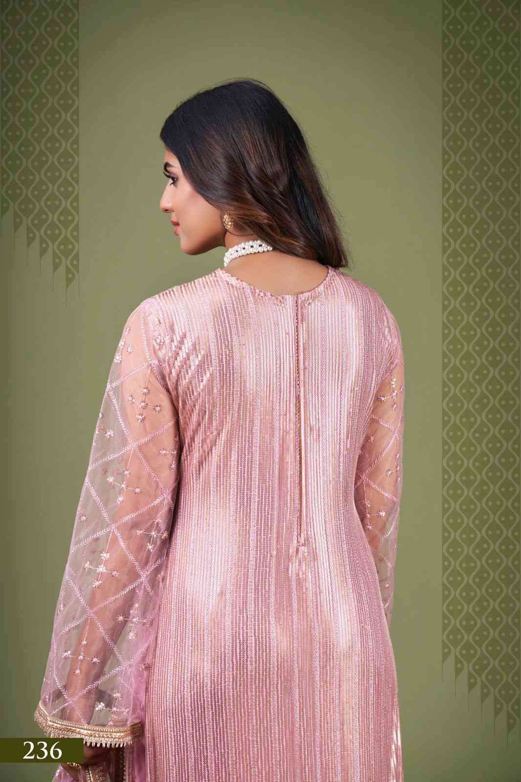 Narayani Zehra Vol 4 Designer Party Wear Straight Suit Catalog Exporter view 3