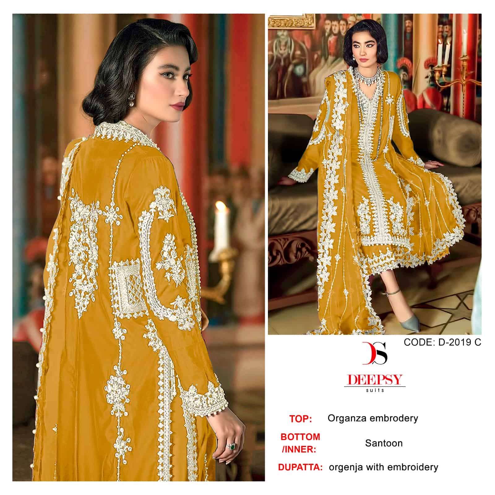 Deepsy D 2019 Colors Pakistani Festive Wear Style Designer Salwar Suit Wholesalers view 2
