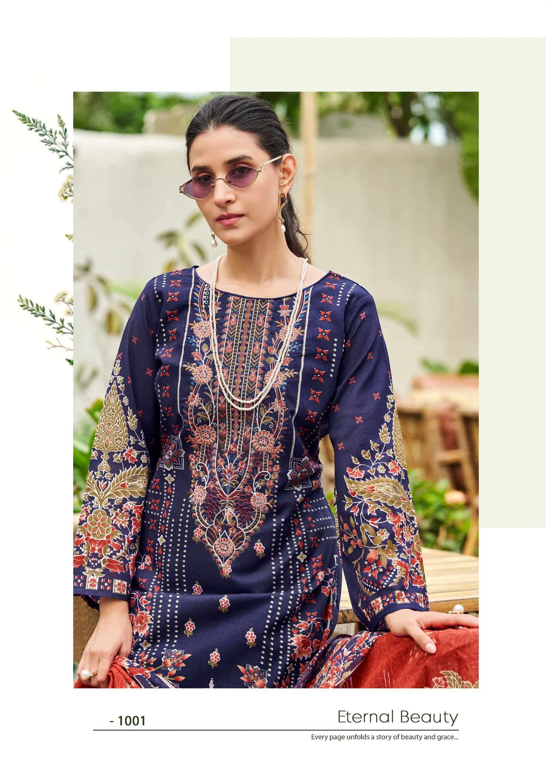 Vandana Fashion Autograph Cotton Dress Material view 15