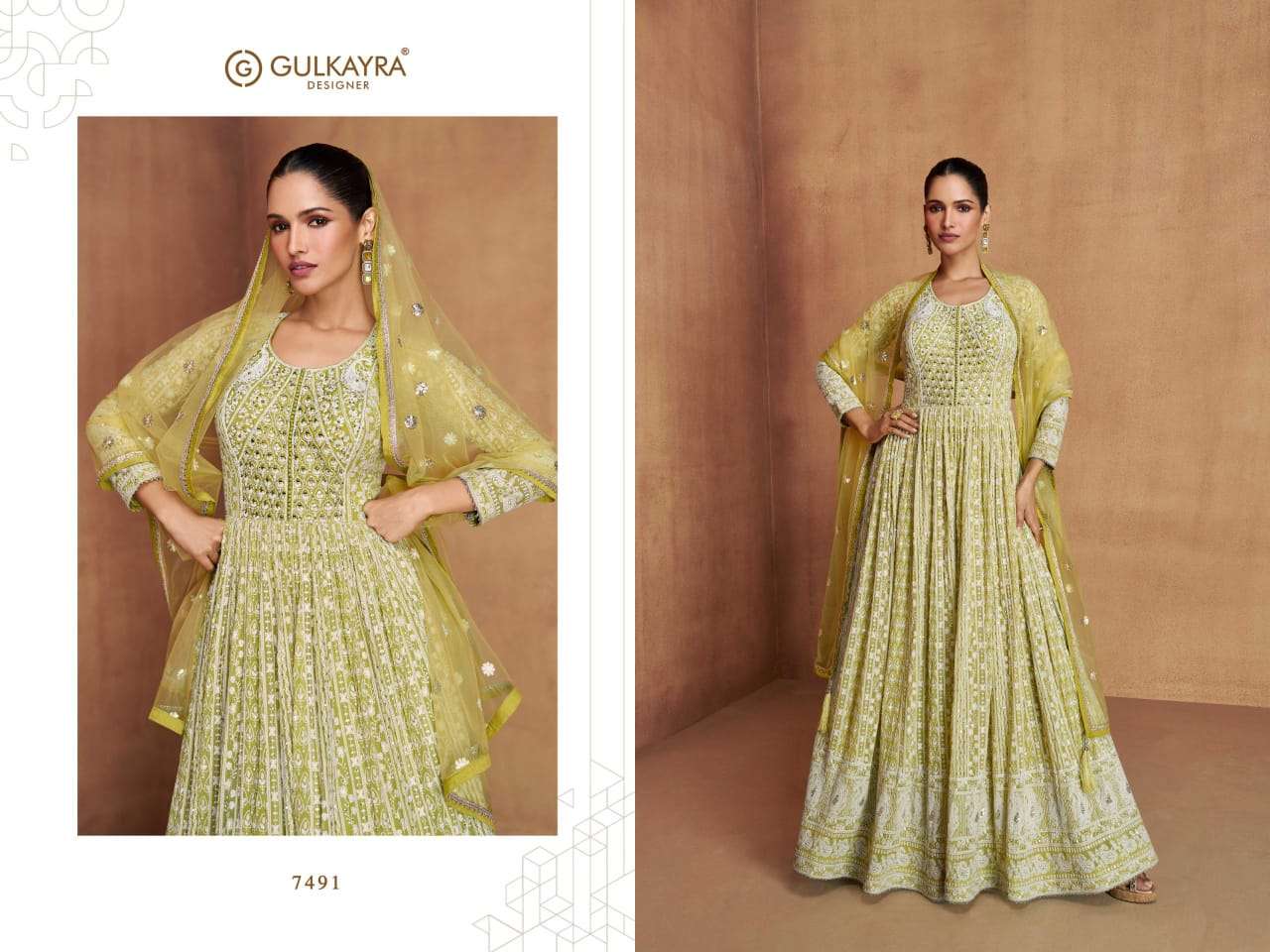 Gulkayra Royal 7490 And 7491 Latest Designer Partywear Gown view 5