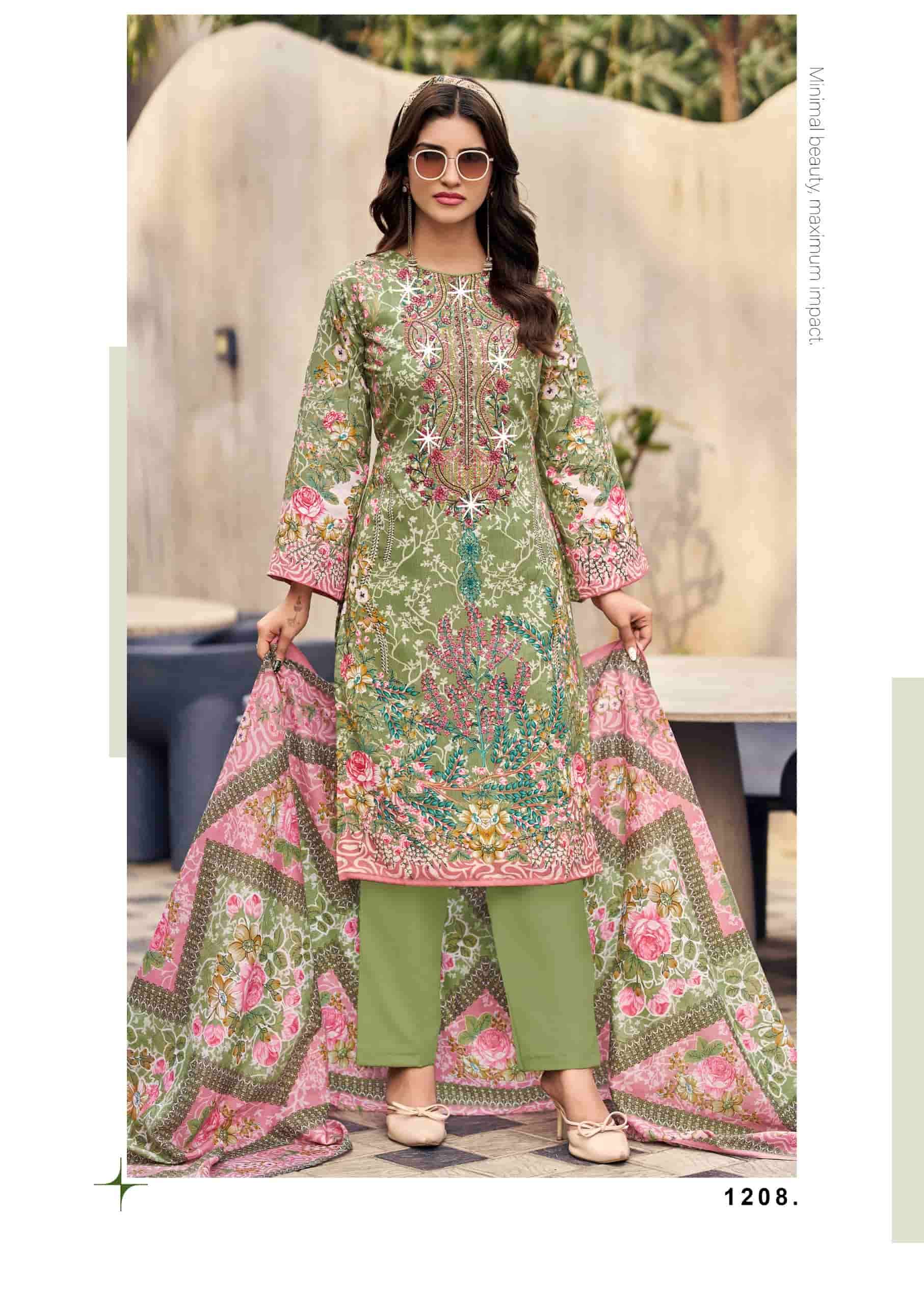 Vandana Fashion Nagina Vol 12 Unstitch Cotton Dress Material view 3