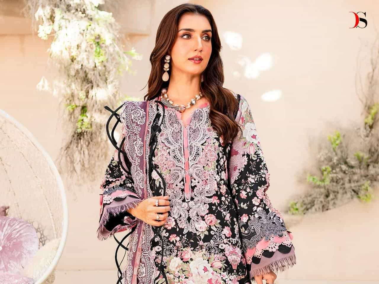 Deepsy D-3343 Pakistani Cotton Salwar Suit view 2
