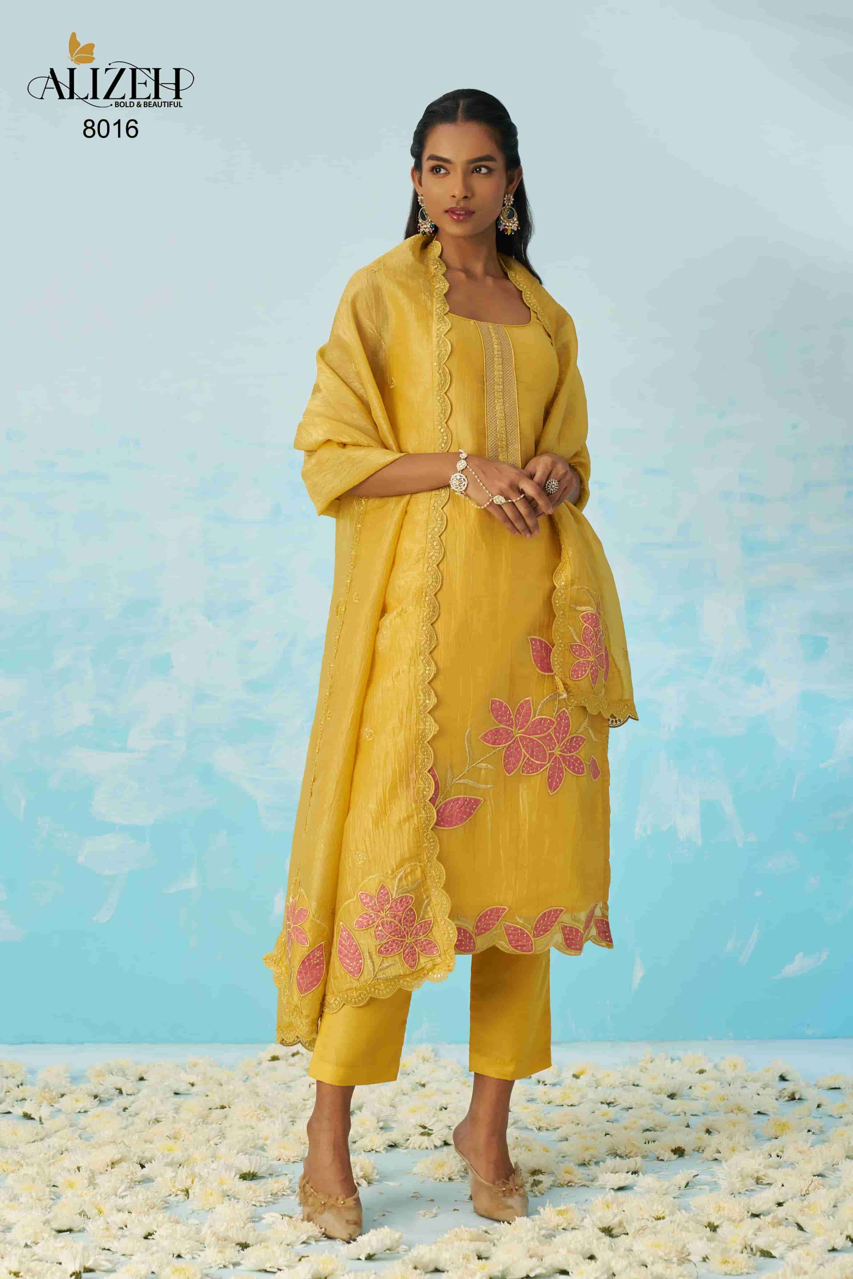 Alizeh Jasmine Fancy Crush Salwar Suit view 2