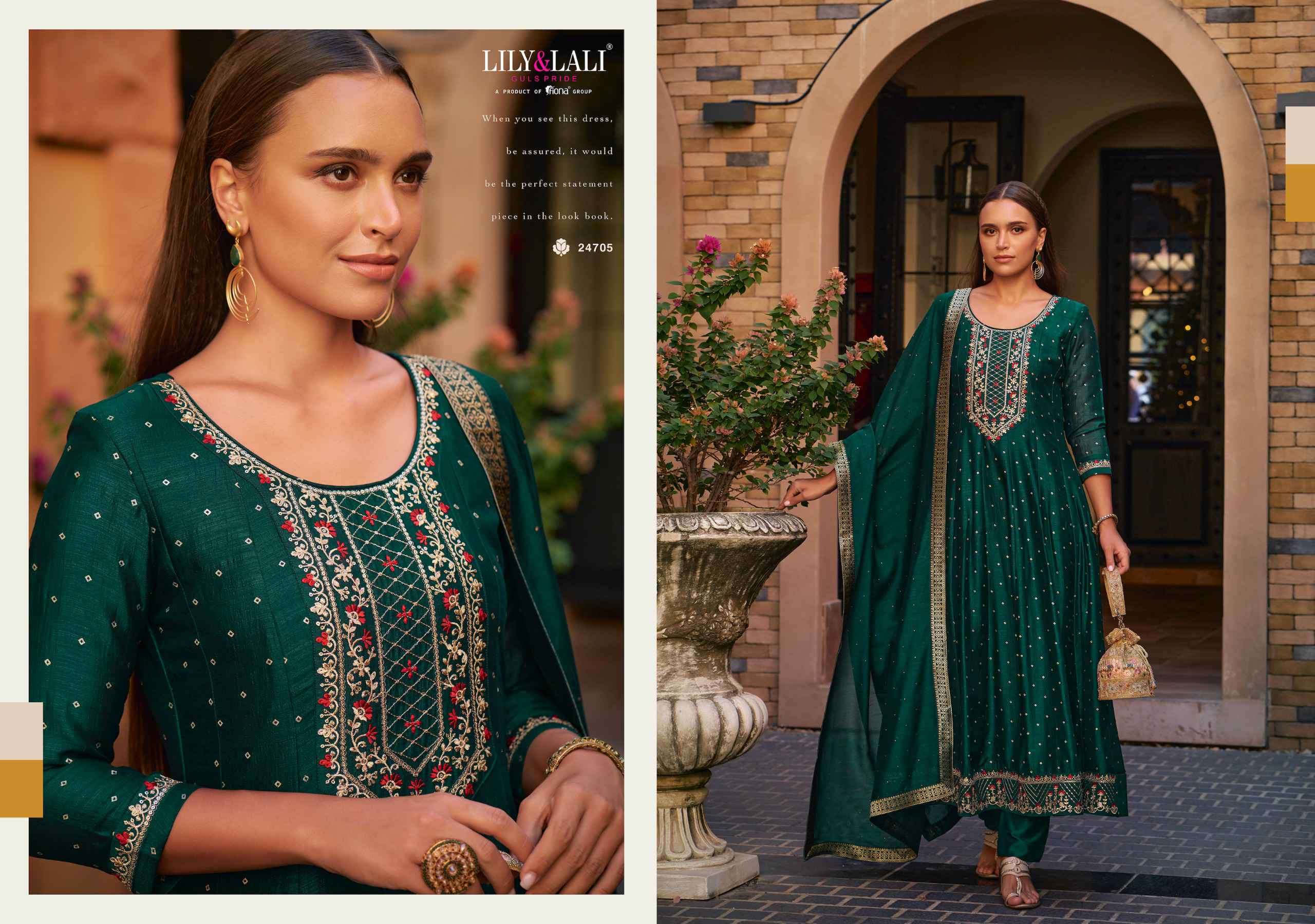 Lily And Lali Anarkali Premium Designs Anarkali Dress view 3