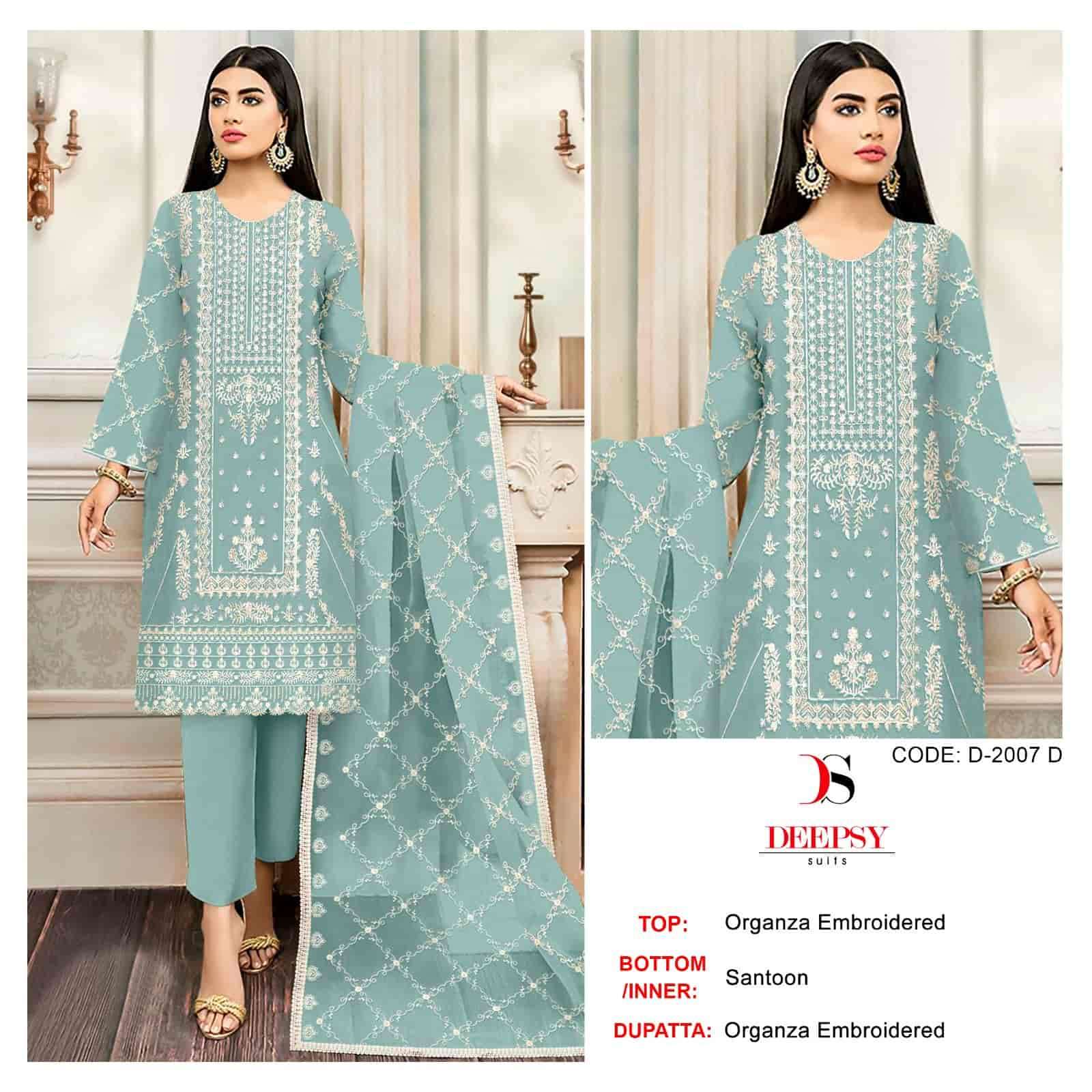 Deepsy D 2007 Colors Party Wear Style Latest Designs Pakistani Suit Wholesalers view 4