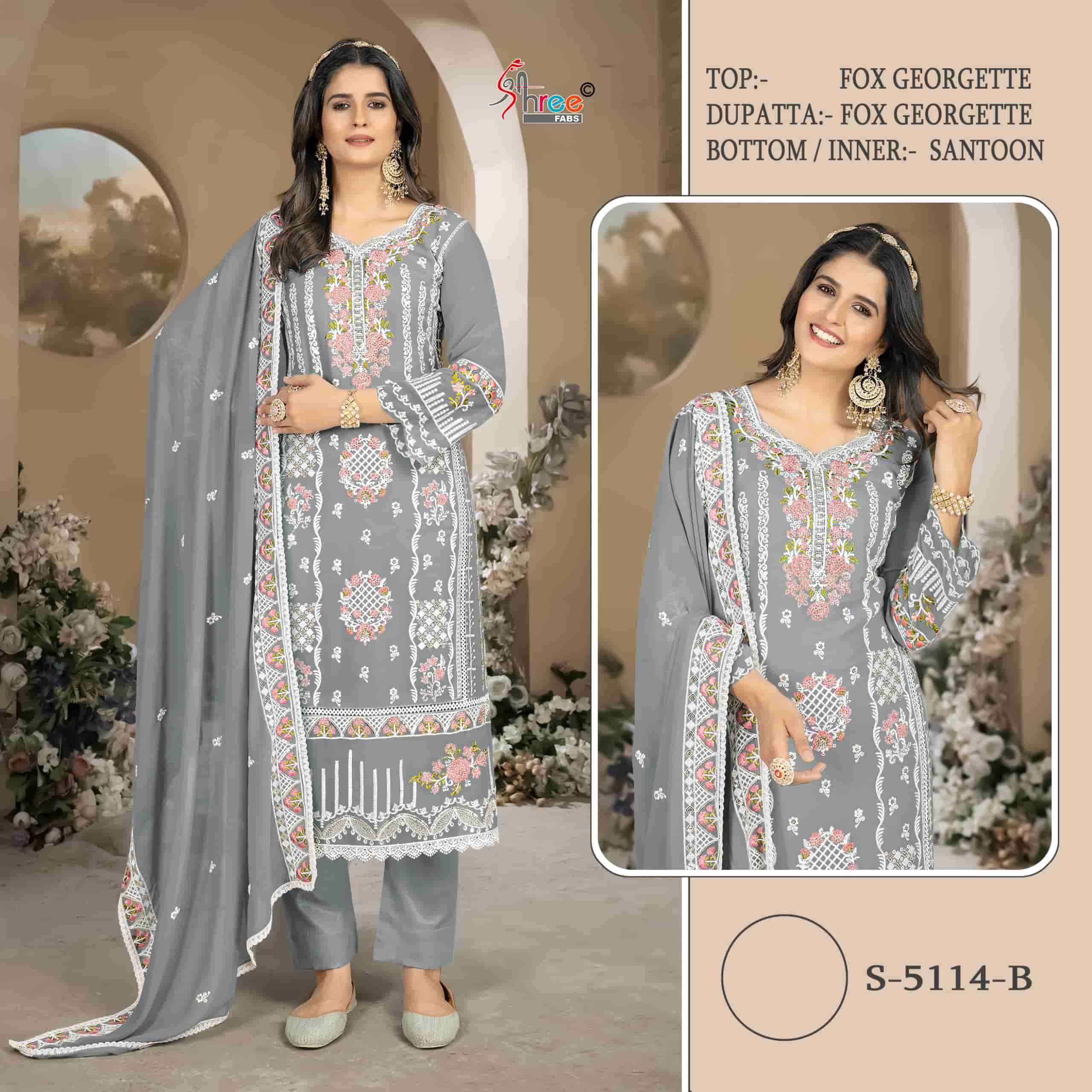 Shree Fabs S 5114 Colors Pakistani Georgette Designer Salwar Suit Wholesalers view 2