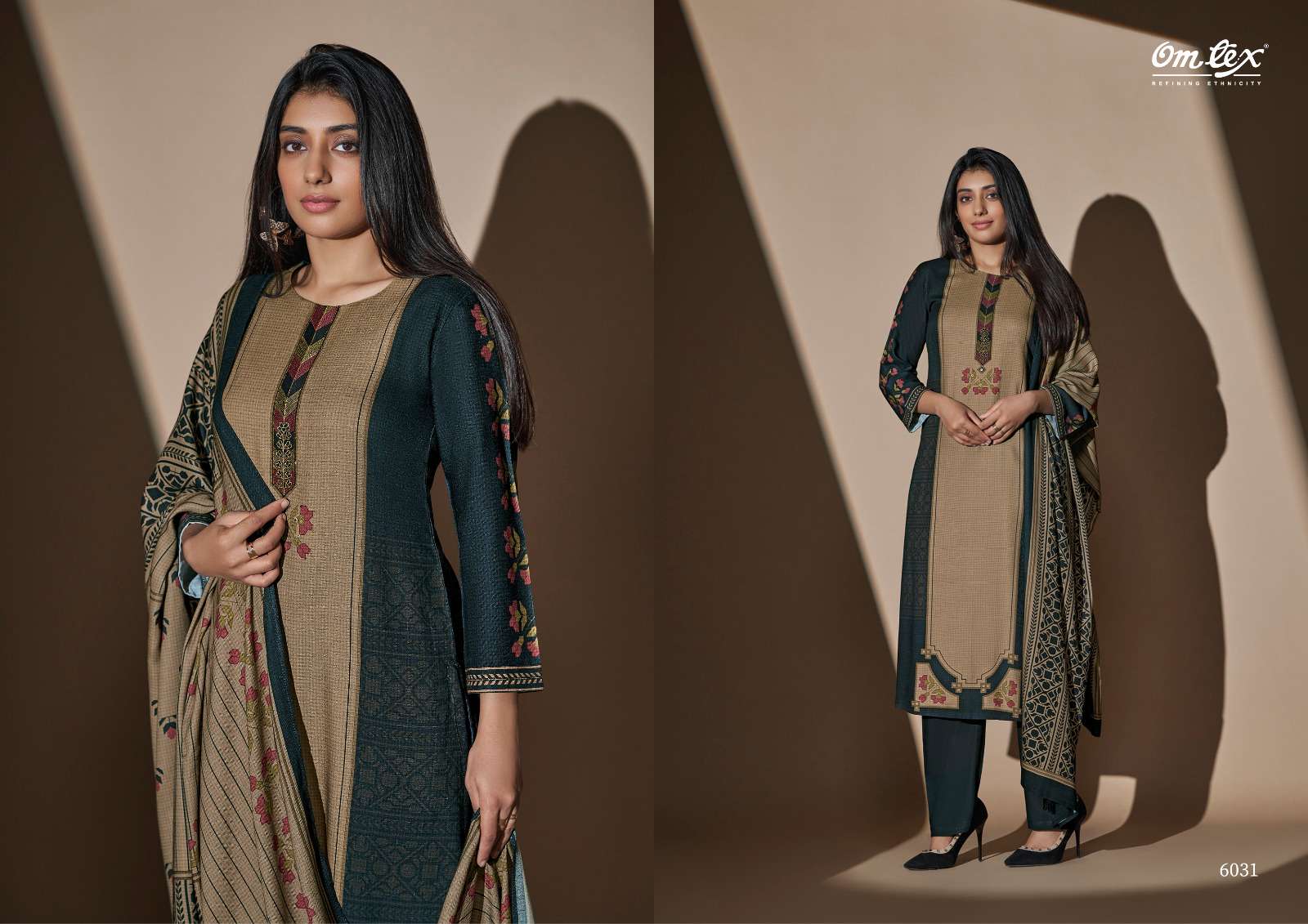 Omtex Salakka Pure Pashmina Fancy Suit Winter Collection view 4