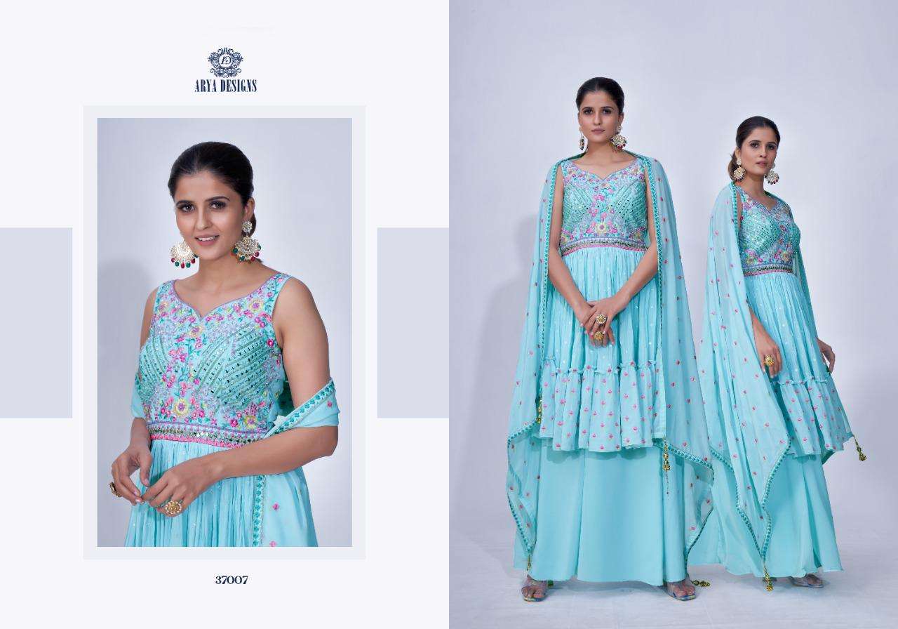 Arya Designs Blush Vol 2 Party Wear Gharara Sharara Suit view 17