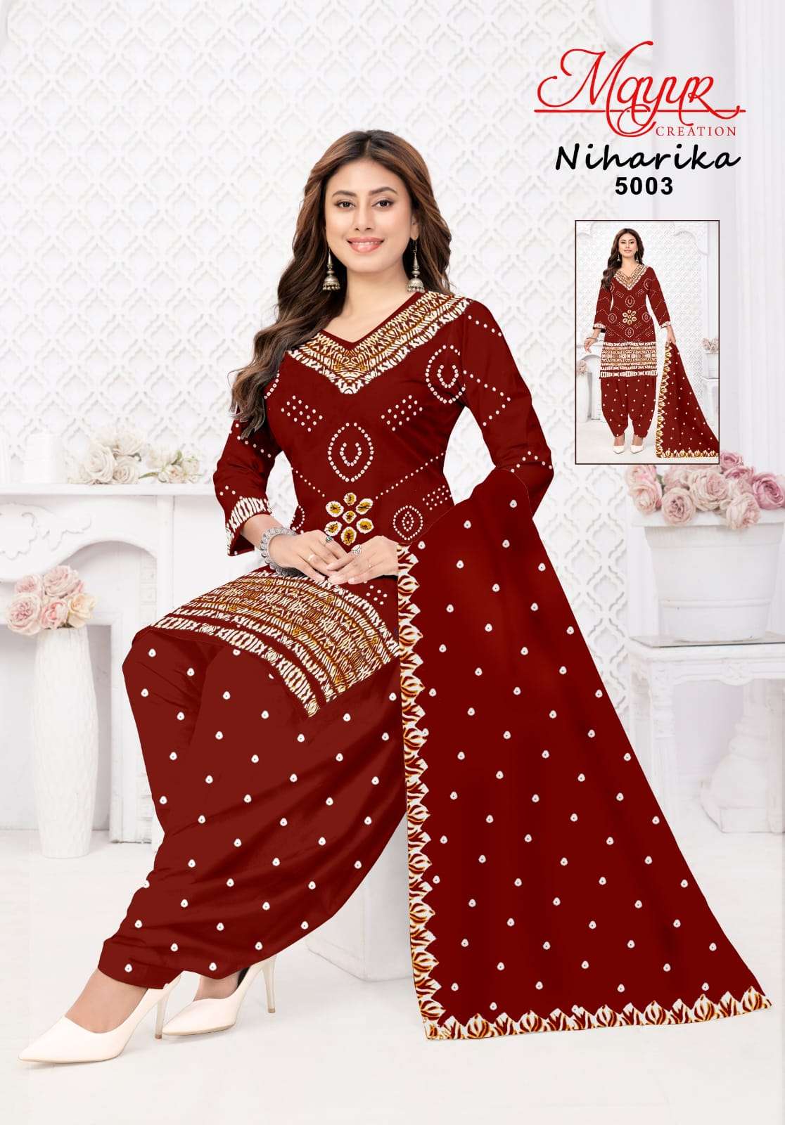 Mayur Niharika Vol 5 Pure Cotton Dress Material view 10