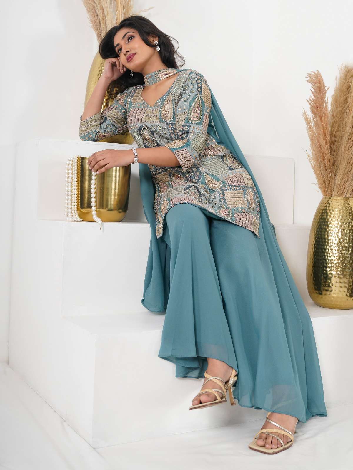 Amoha Trends C 436 Latest Designer Palazzo Suit Collection view 2