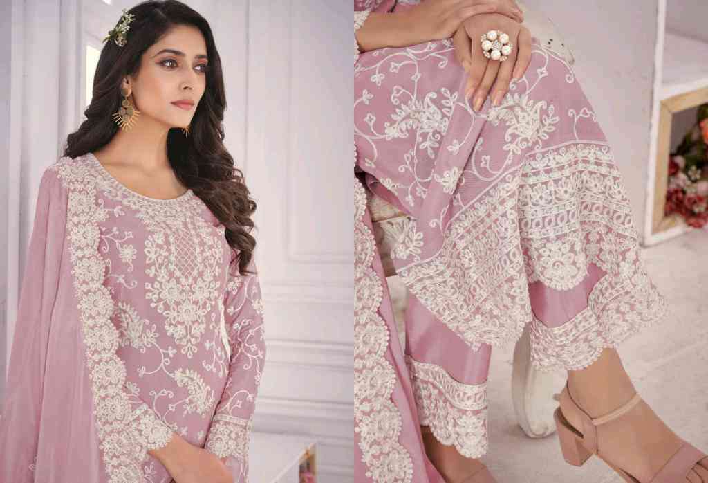 Swagat Swati 3701 To 3706 Festive Wear Straight Salwar Suit New Collection view 6
