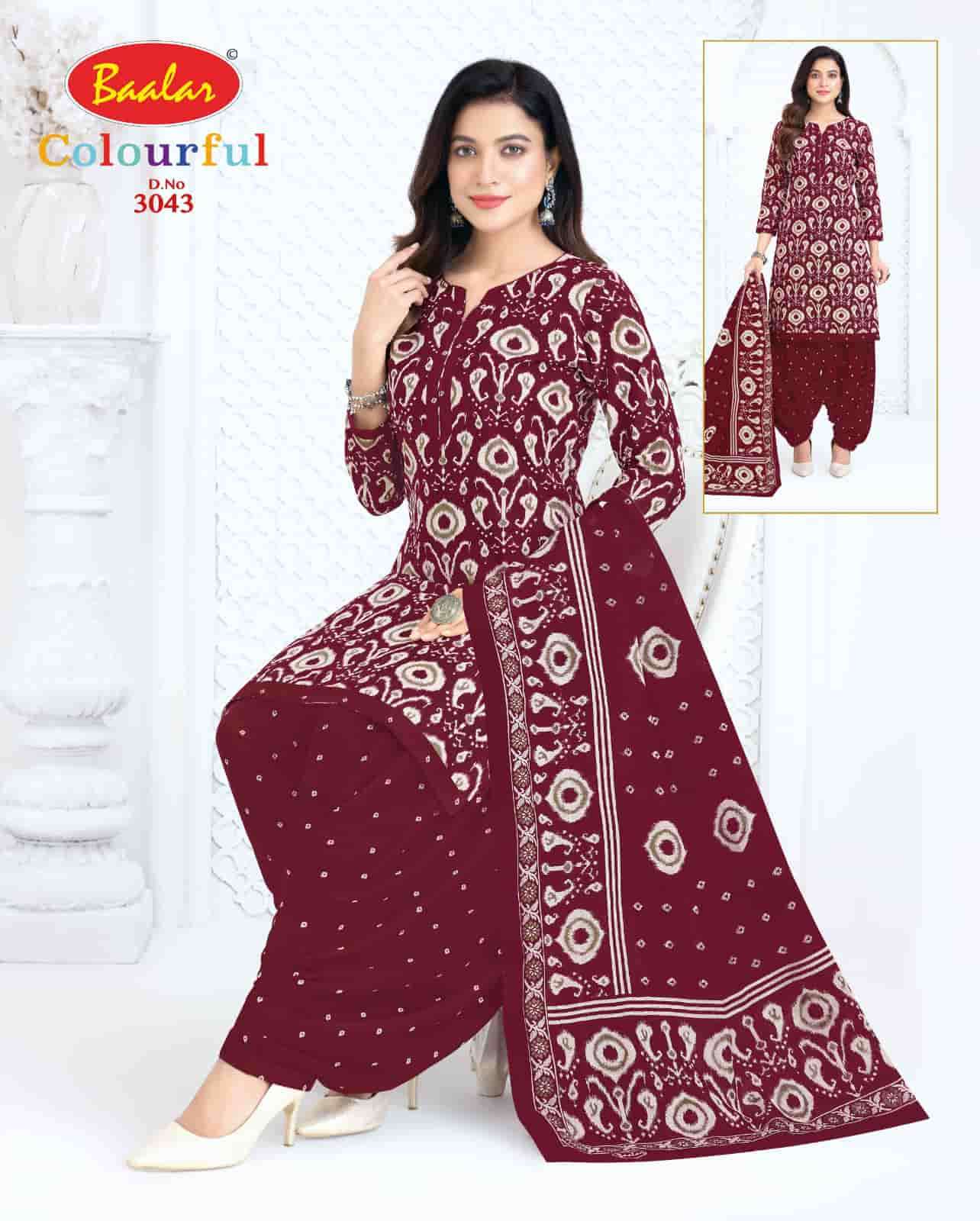 Baalar Colourful Vol 30 Pure Cotton Unstitch Salwar Suit view 44