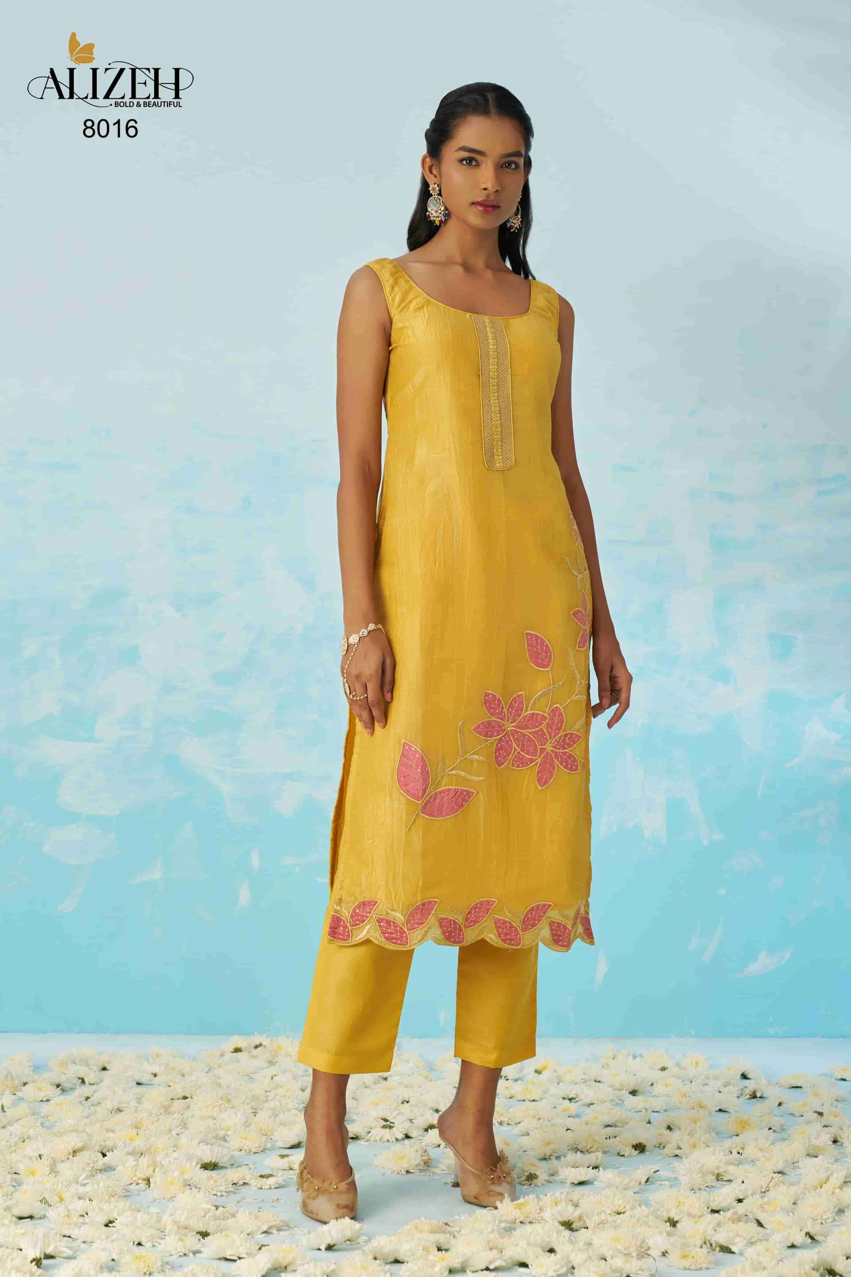 Alizeh Jasmine Fancy Crush Salwar Suit view 4