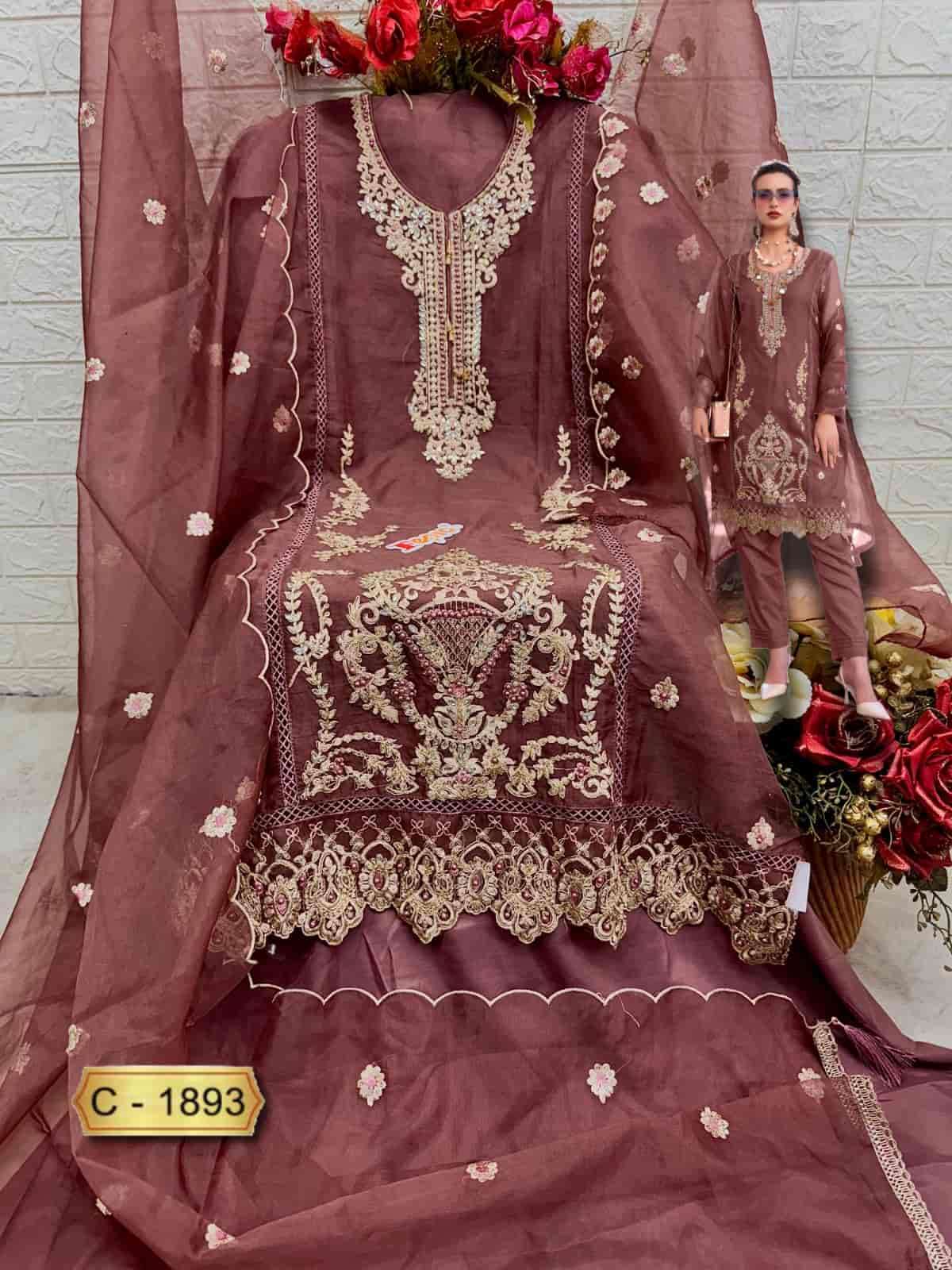 Fepic C 1893 A Pakistani Organza Embroidered Salwar Suit Ensemble view 2