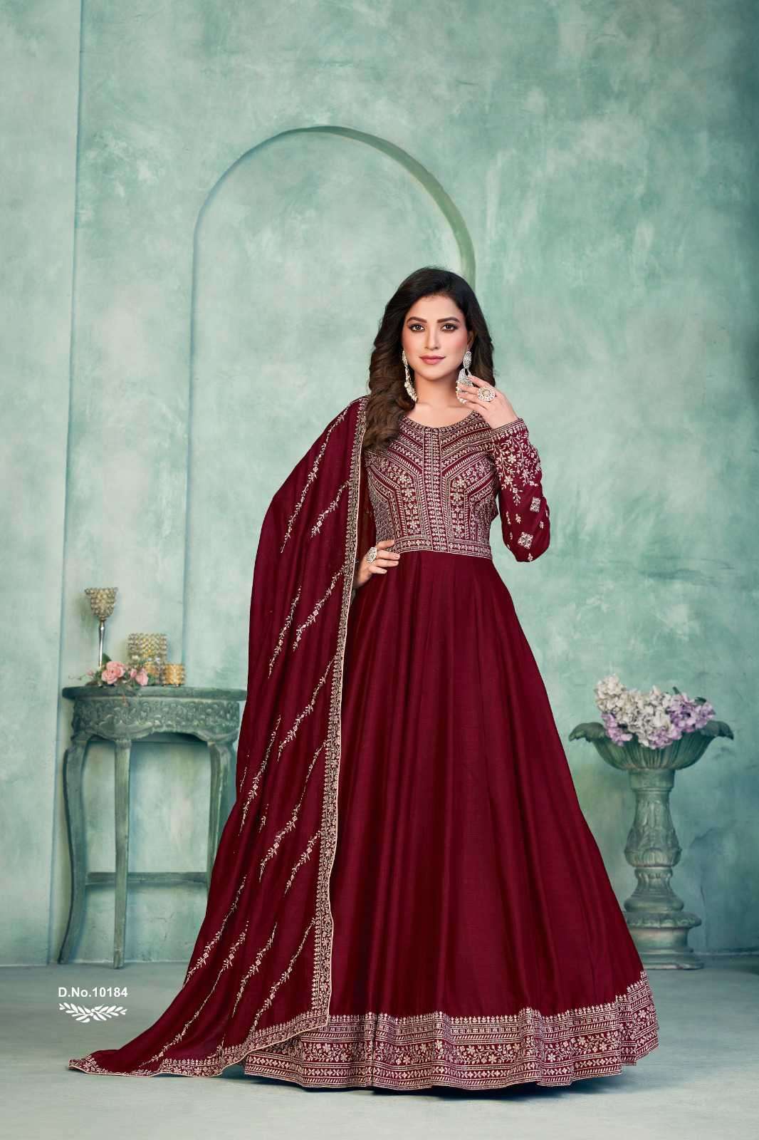 Anjubaa Vol 18 Designer Partywear Anarkali Gown Catalog Exporter view 4