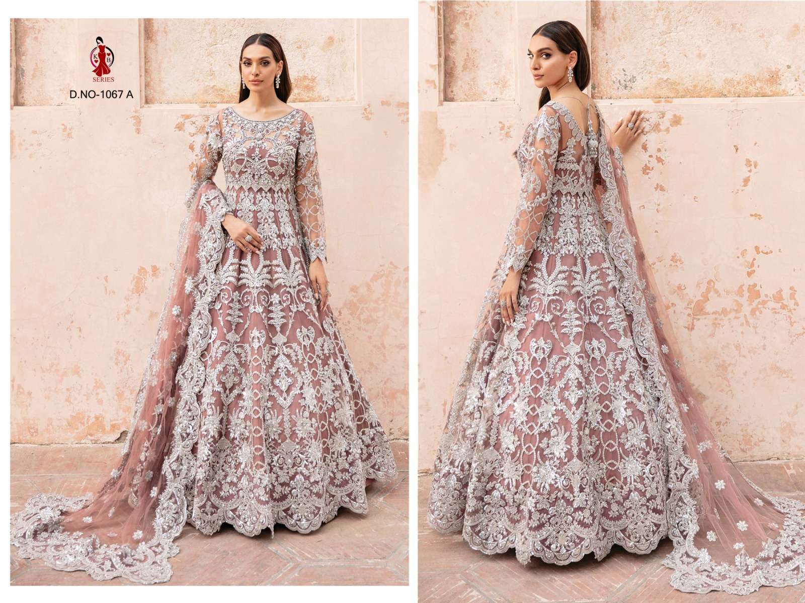 Kb Series 1067 Colors Latest Designer Bridal Wear Gown New Collection Exporter view 2