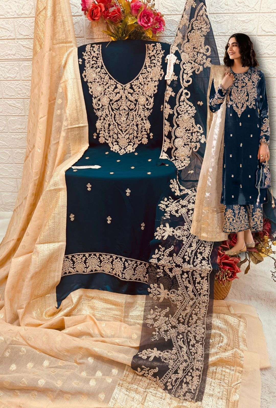 Fepic D 5432 Colors Wedding Wear Pakistani Designer Dress Wholesalers view 7