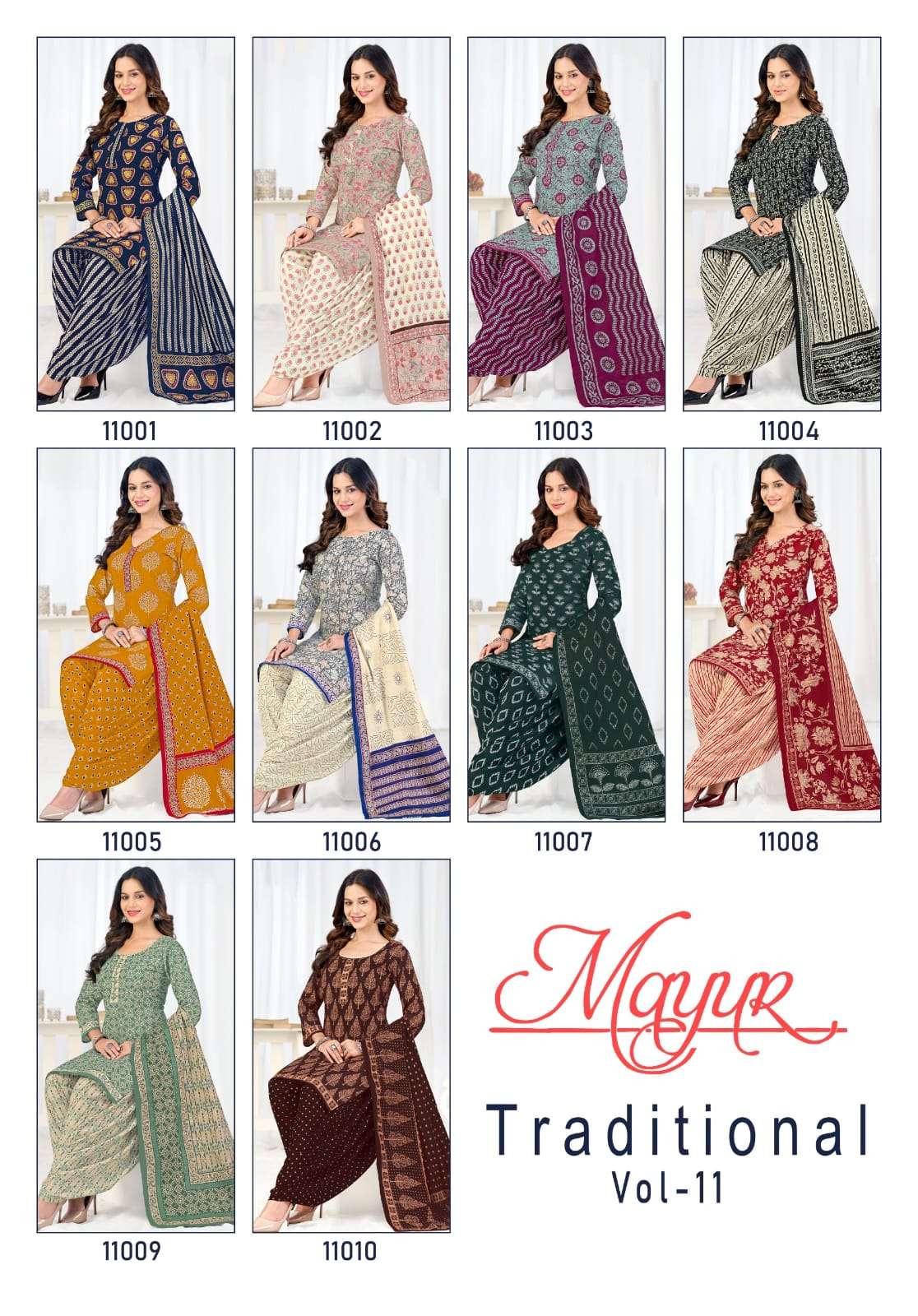 Mayur Traditional Pure Cotton Dress Material view 5