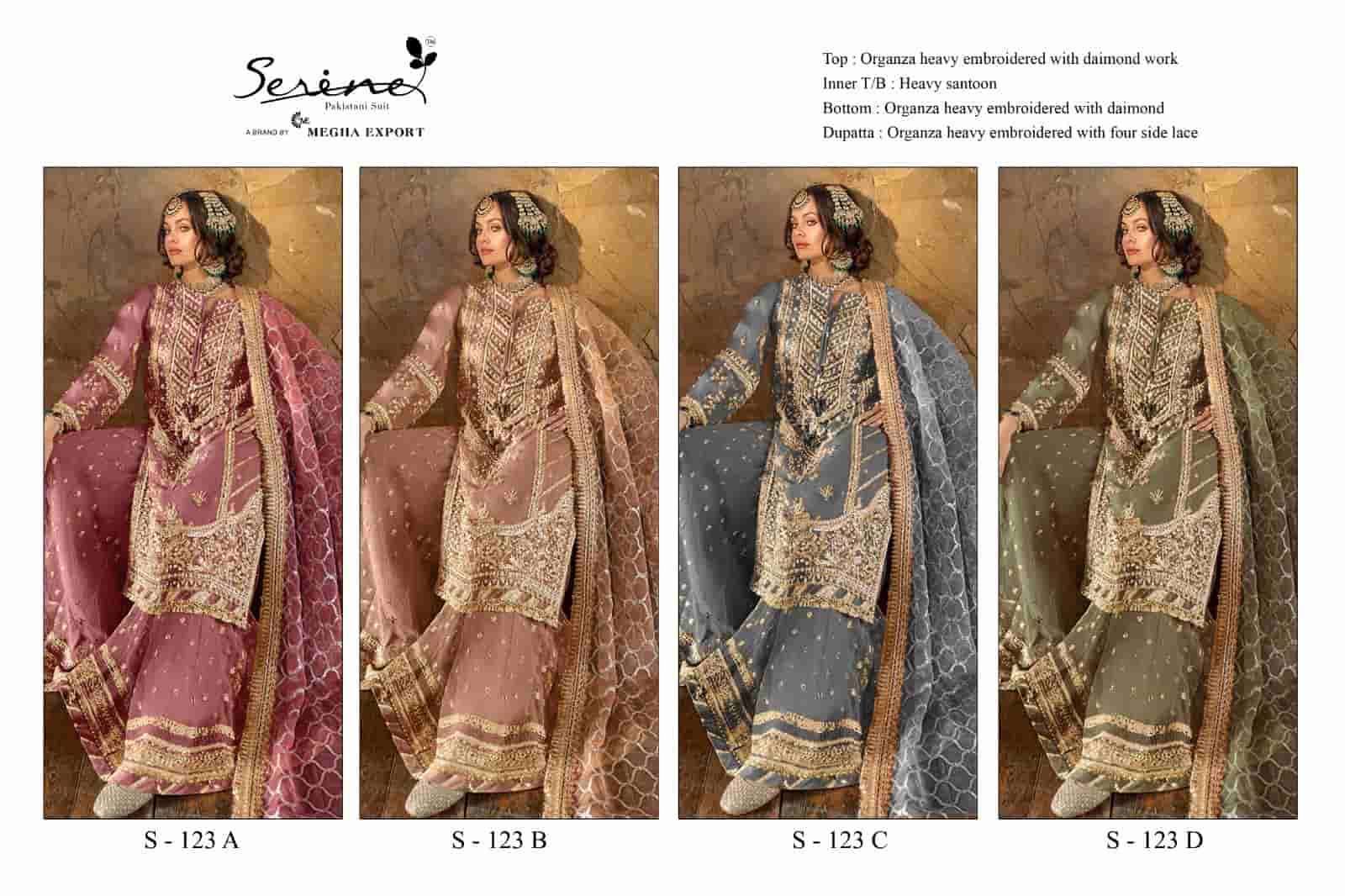 Megha Export S 123 Colors Pakistani Heavy Designer Style Wedding Wear Suit Exporters view 5