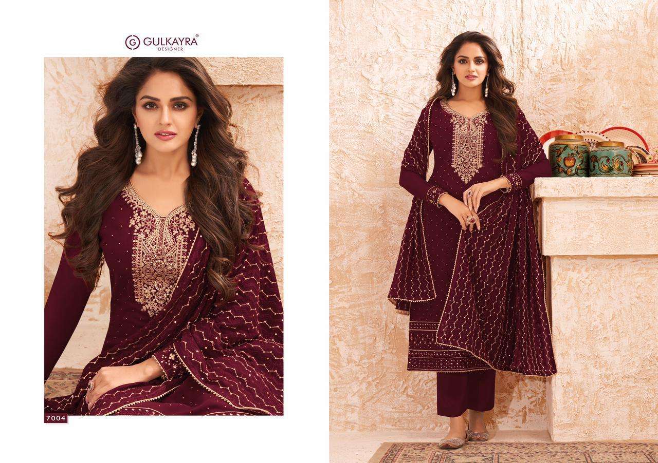 Gulkayra Nazmin Straight Suit party Wear Collection at Best Rate view 6