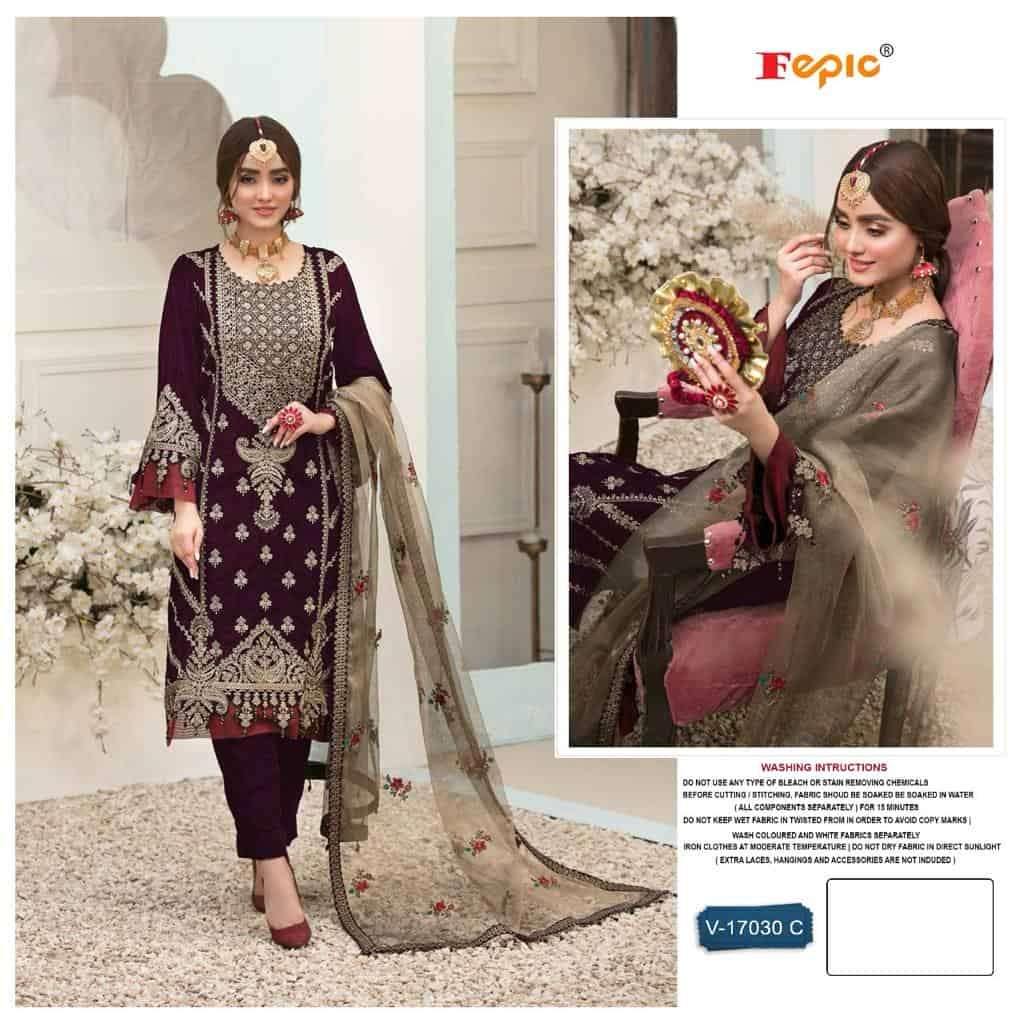 Fepic C 17030 Colors Exclusive Heavy Designer Style Wedding Wear Suit Exporters view 3