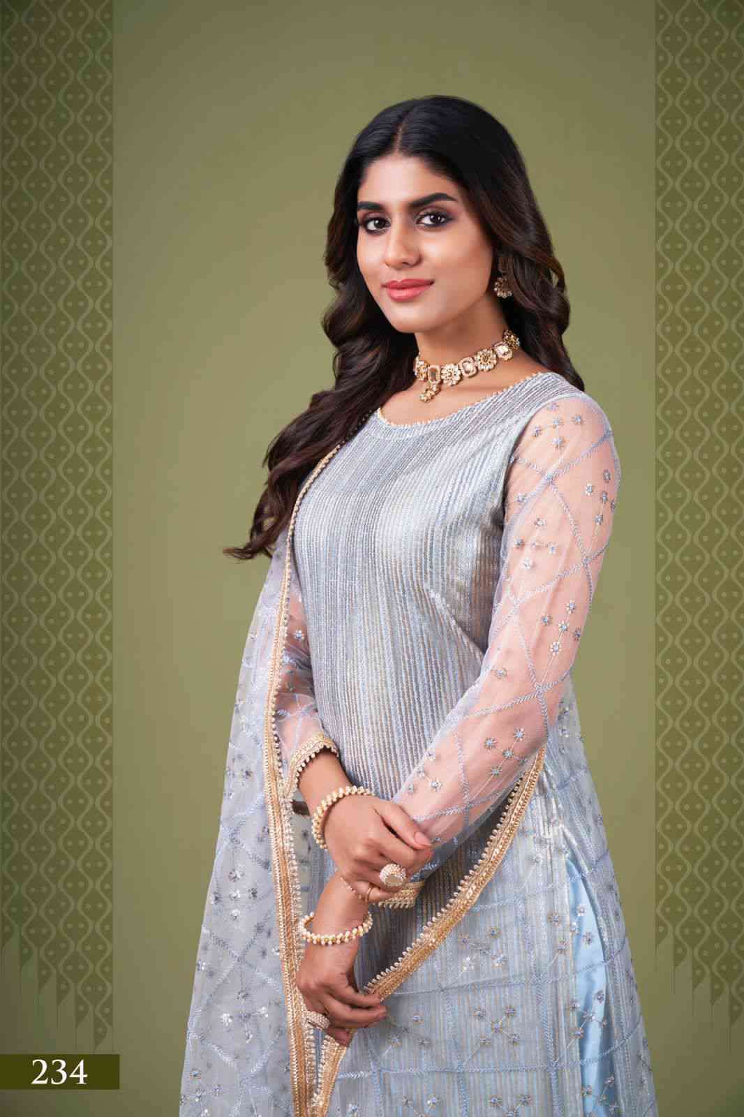Narayani Zehra Vol 4 Designer Party Wear Straight Suit Catalog Exporter view 16