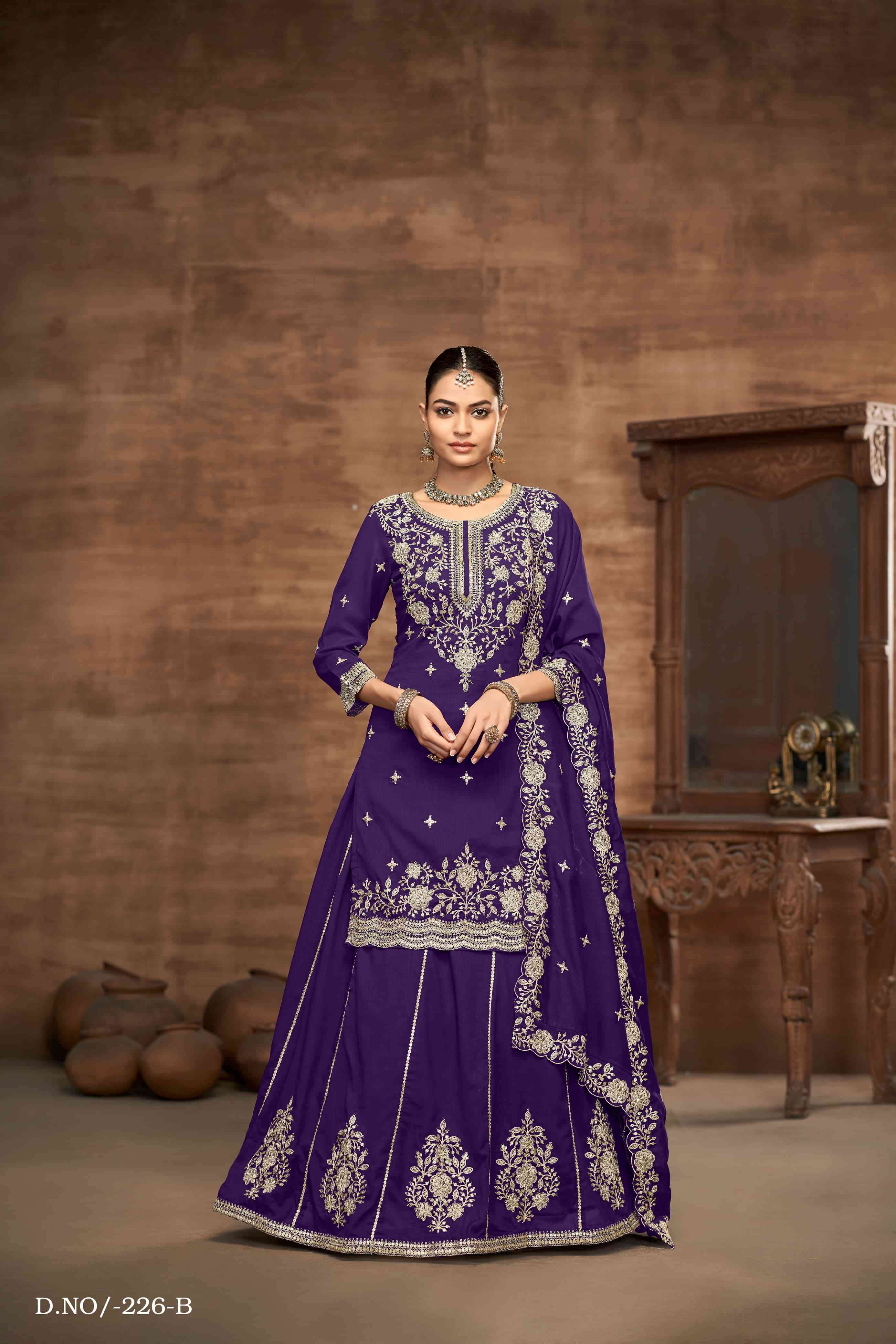 Aanaya Vol 226 Colors Lehenga Style Heavy Salwar Kameez view 5