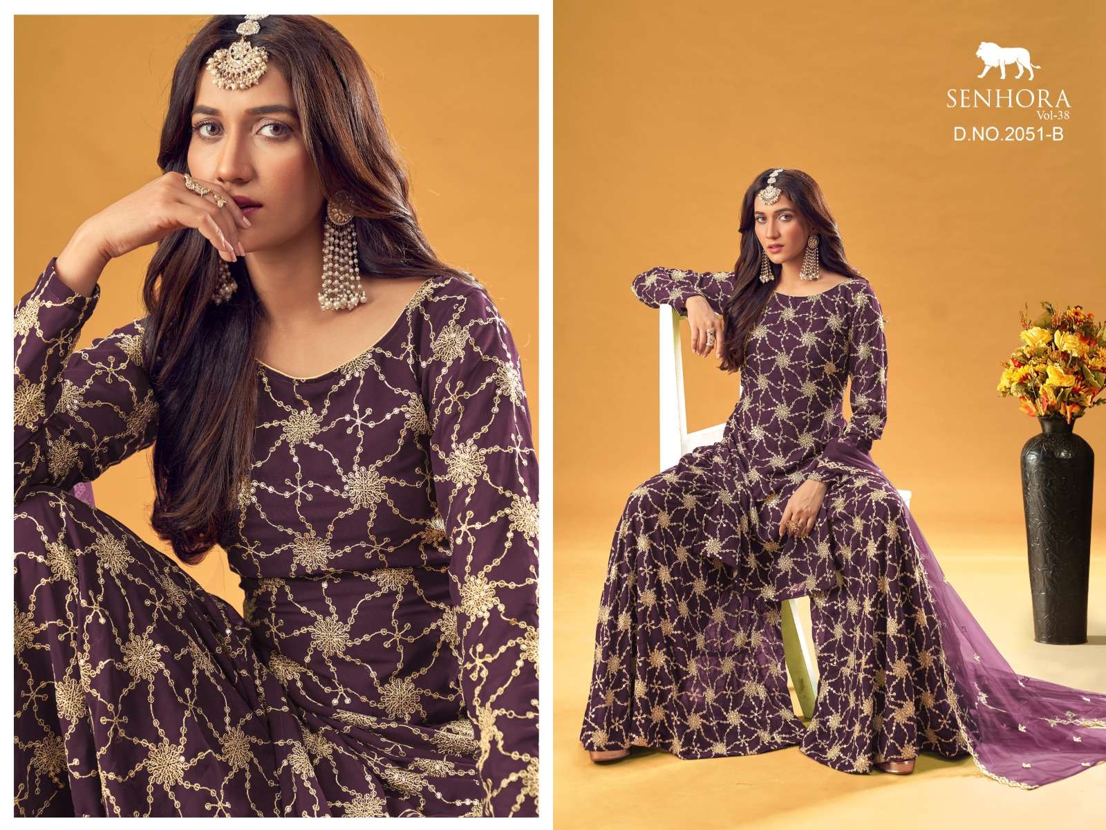 Senhora Vol 38 Colors Designer Readymade Salwar Suit Catalog Wholasaler view 3