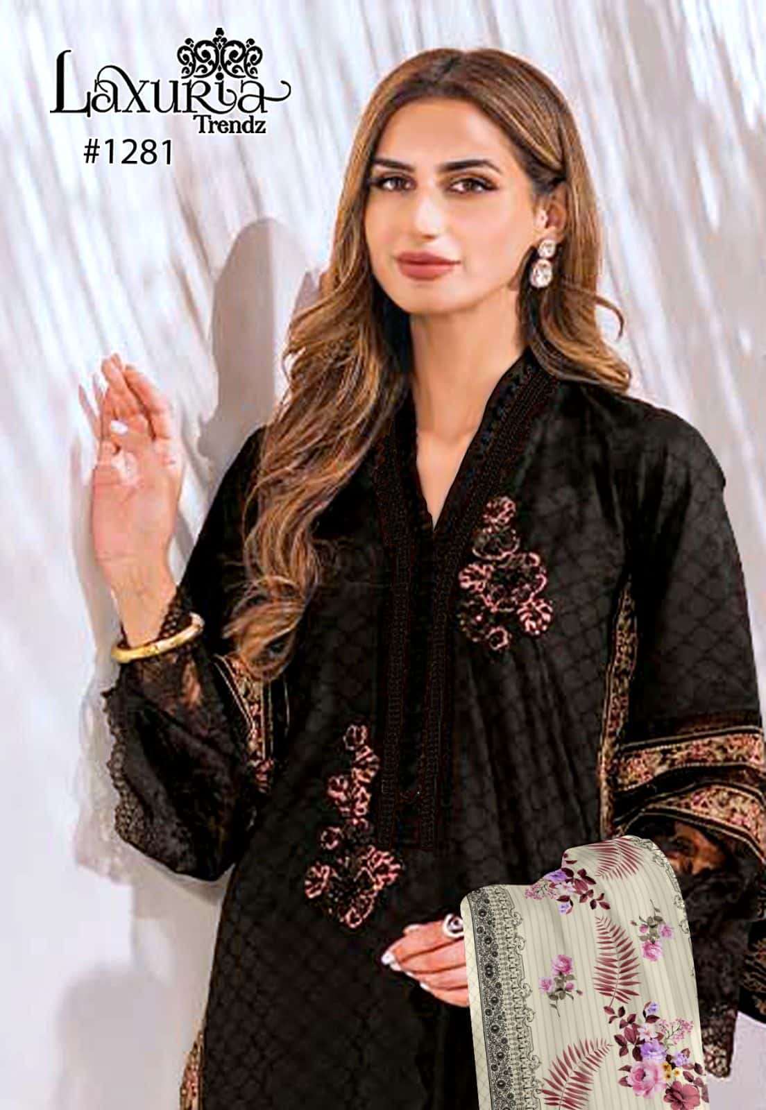 Laxuria 1281 Embroidered Georgette Suit Set view 2