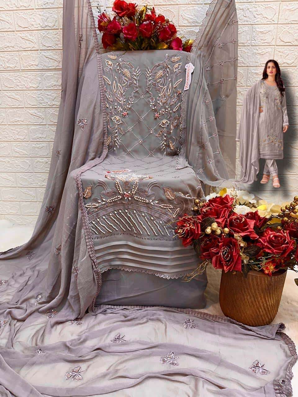 Fepic C 1665 Colors Festive Wear Style Heavy Designer Pakistani Suit Wholesalers view 6