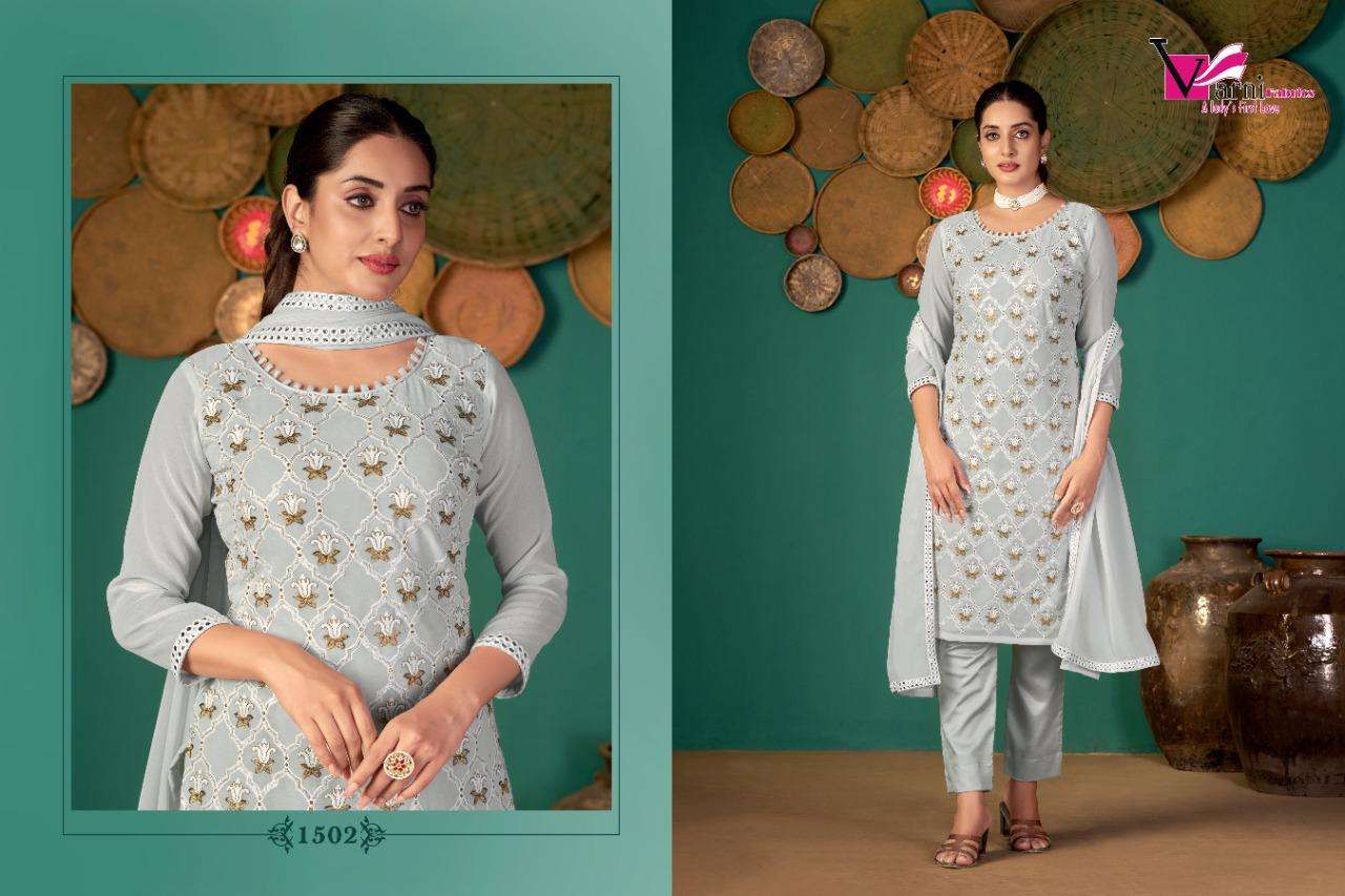 Zeeya Ruhani Faux Georgette Party Salwar Suit view 5