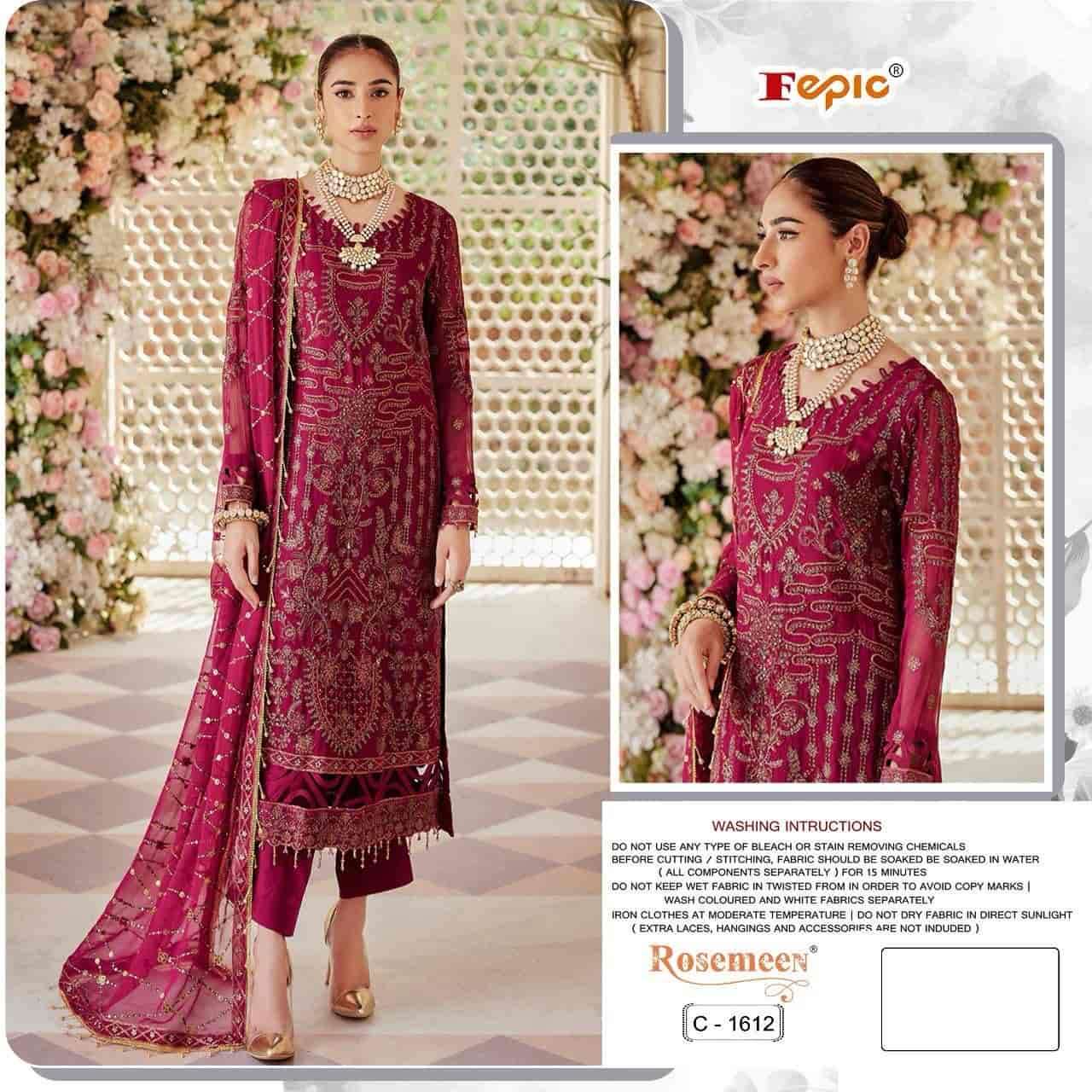 Fepic Rosemeen Heavy Embroidered Pakistani Suit view 4