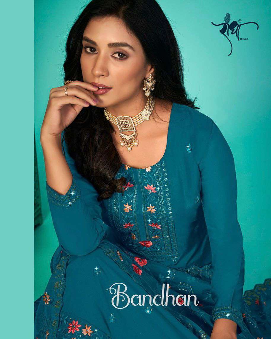 Radha Trends Bandhan Festive Collection Straight Designs Suit