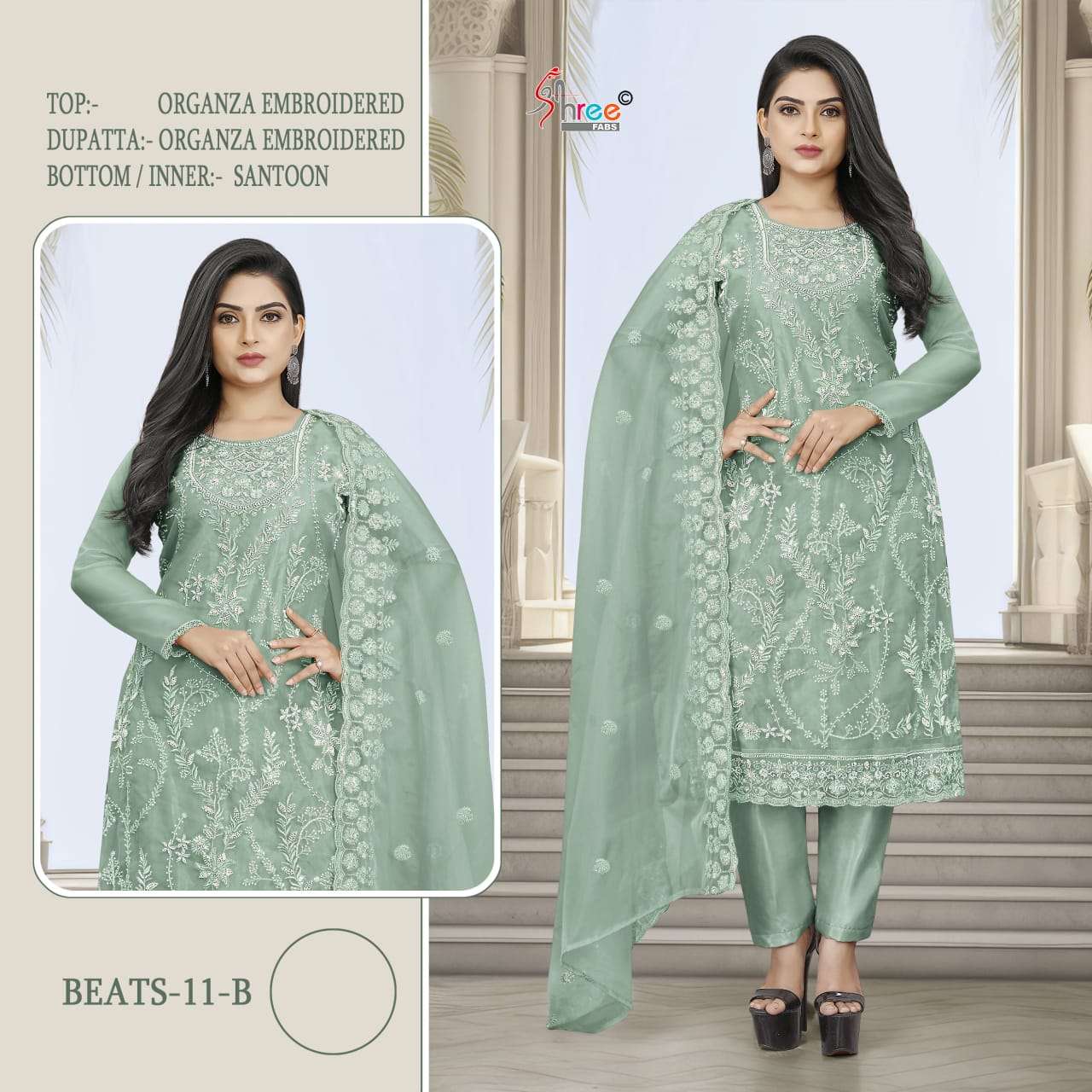 Shree Fabs Beats 11 Colors Heavy Designer Style Pakistani Salwar Kameez Wholesalers view 3